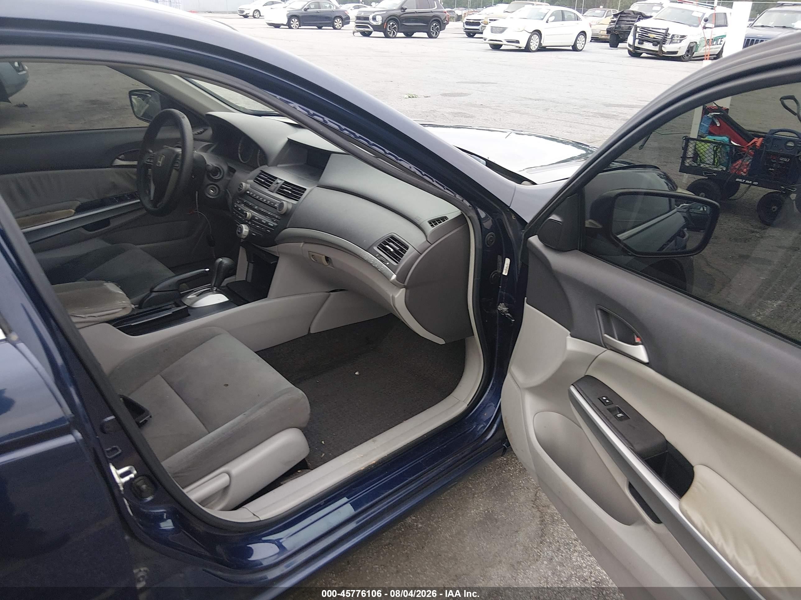 2008 Honda Accord 2.4 Ex Blue vin: 1HGCP26748A055406