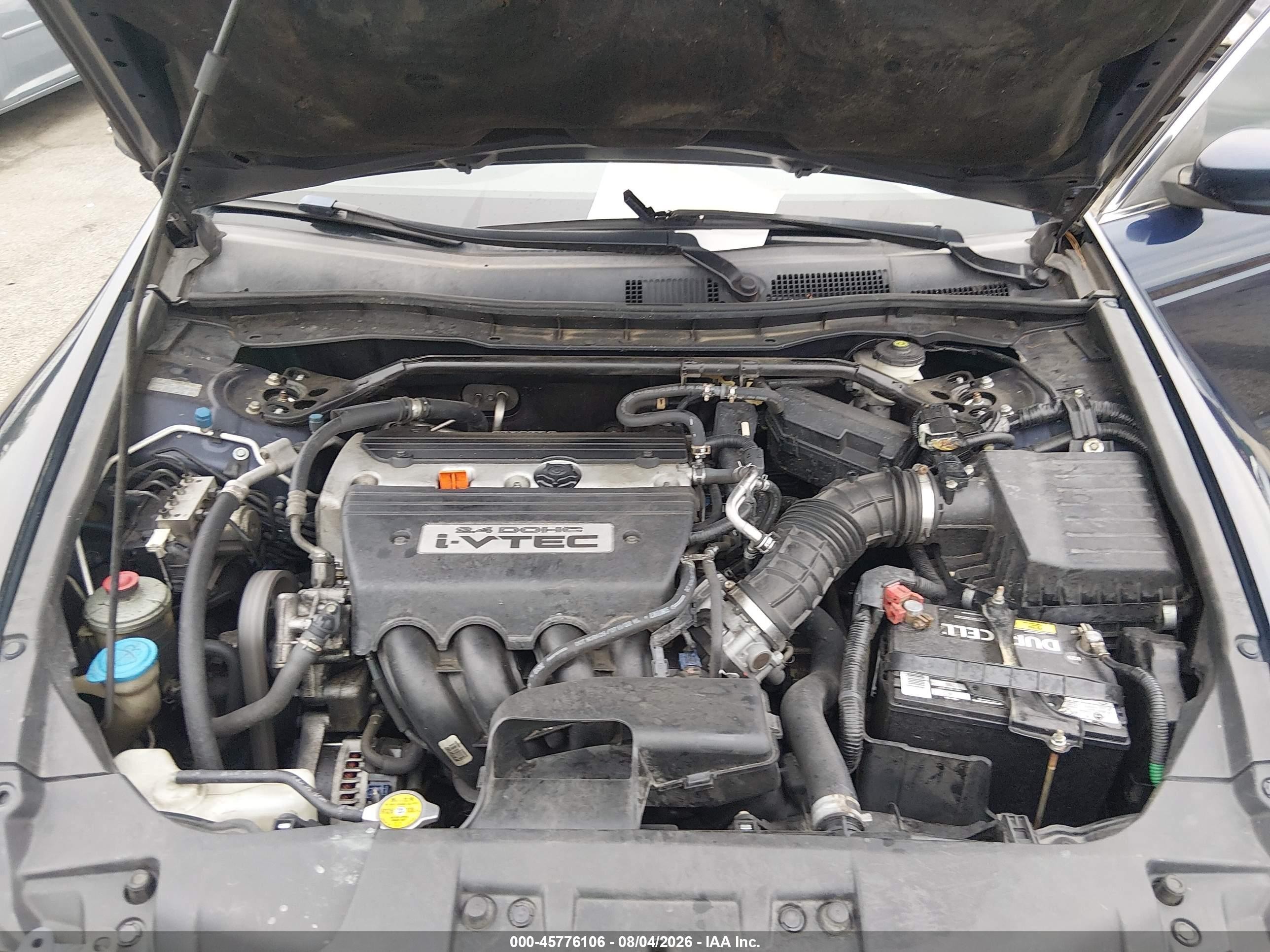 2008 Honda Accord 2.4 Ex Blue vin: 1HGCP26748A055406