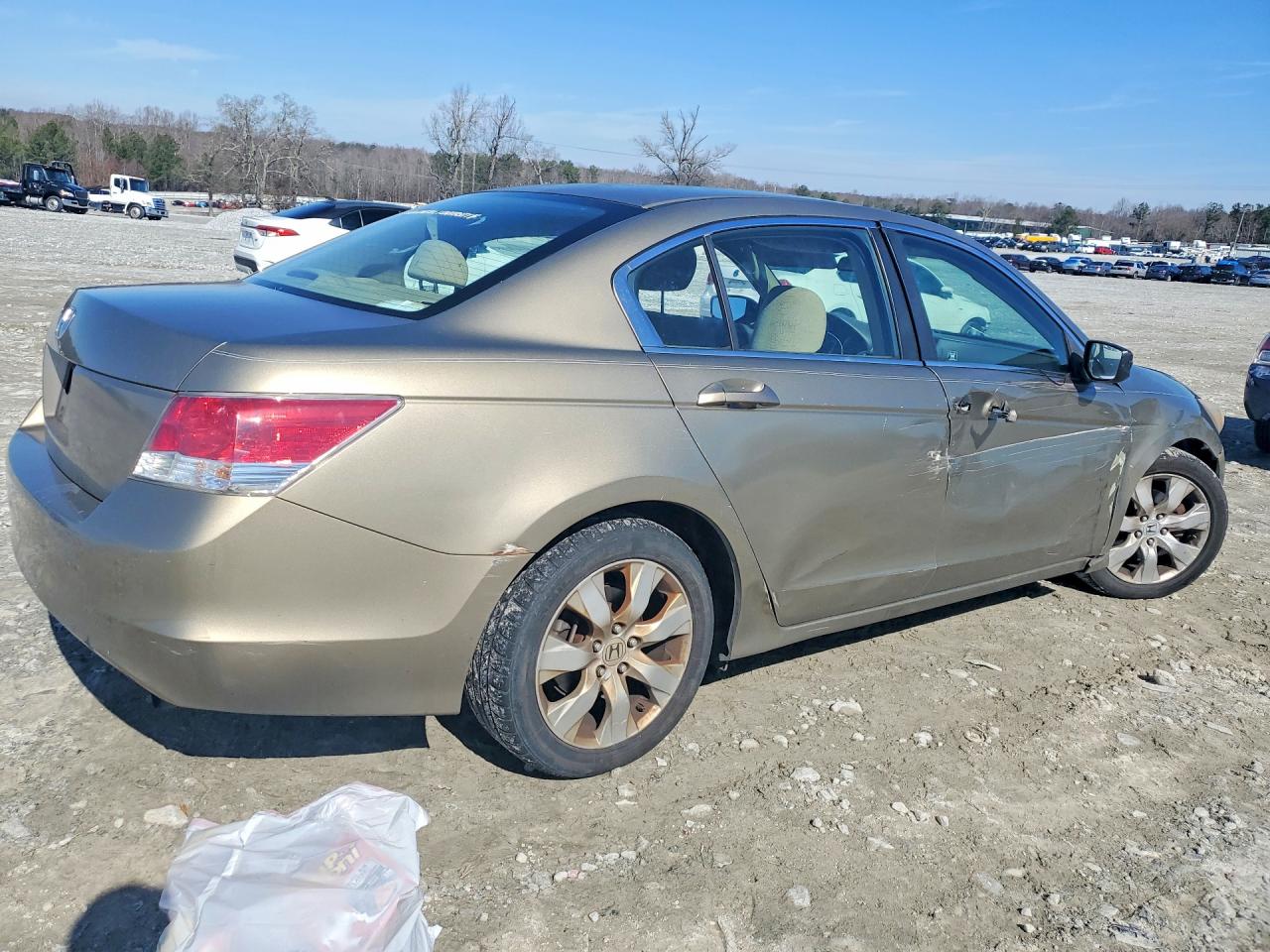 2008 Honda Accord Ex Tan vin: 1HGCP26748A083724
