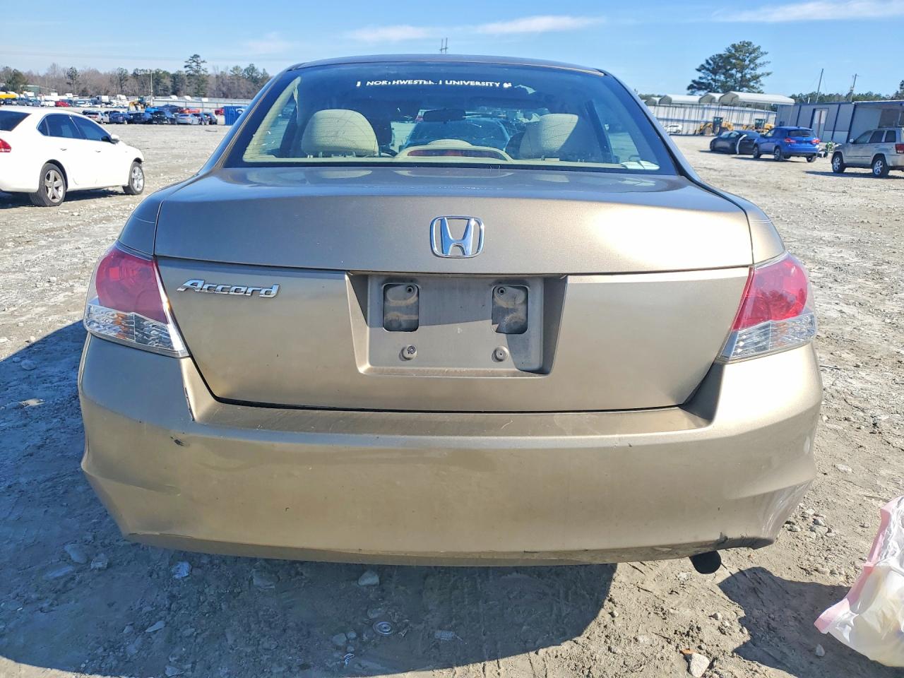2008 Honda Accord Ex Tan vin: 1HGCP26748A083724