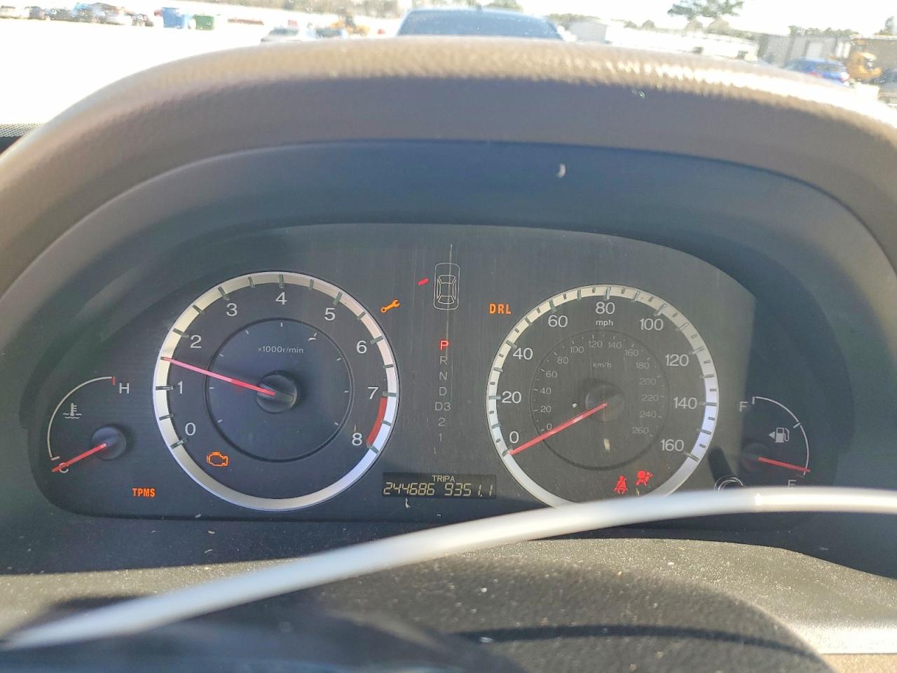2008 Honda Accord Ex Tan vin: 1HGCP26748A083724