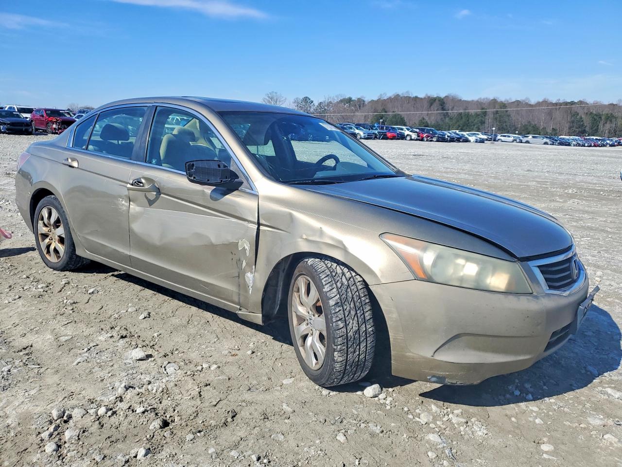 2008 Honda Accord Ex Tan vin: 1HGCP26748A083724