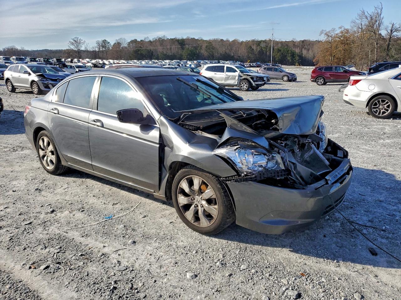 2008 Honda Accord Ex Gray vin: 1HGCP26748A091337