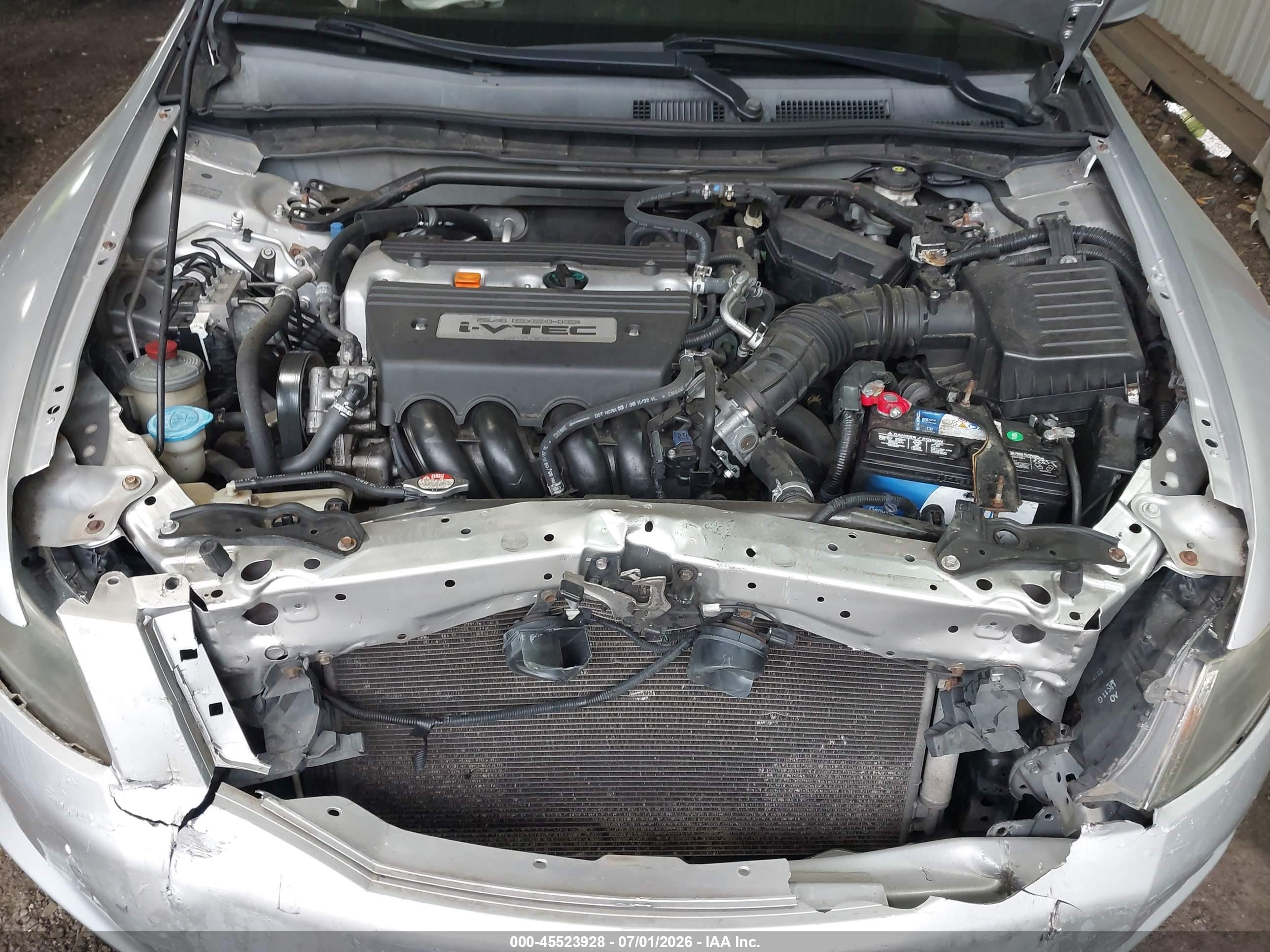 2009 Honda Accord 2.4 Ex Silver vin: 1HGCP26749A009754
