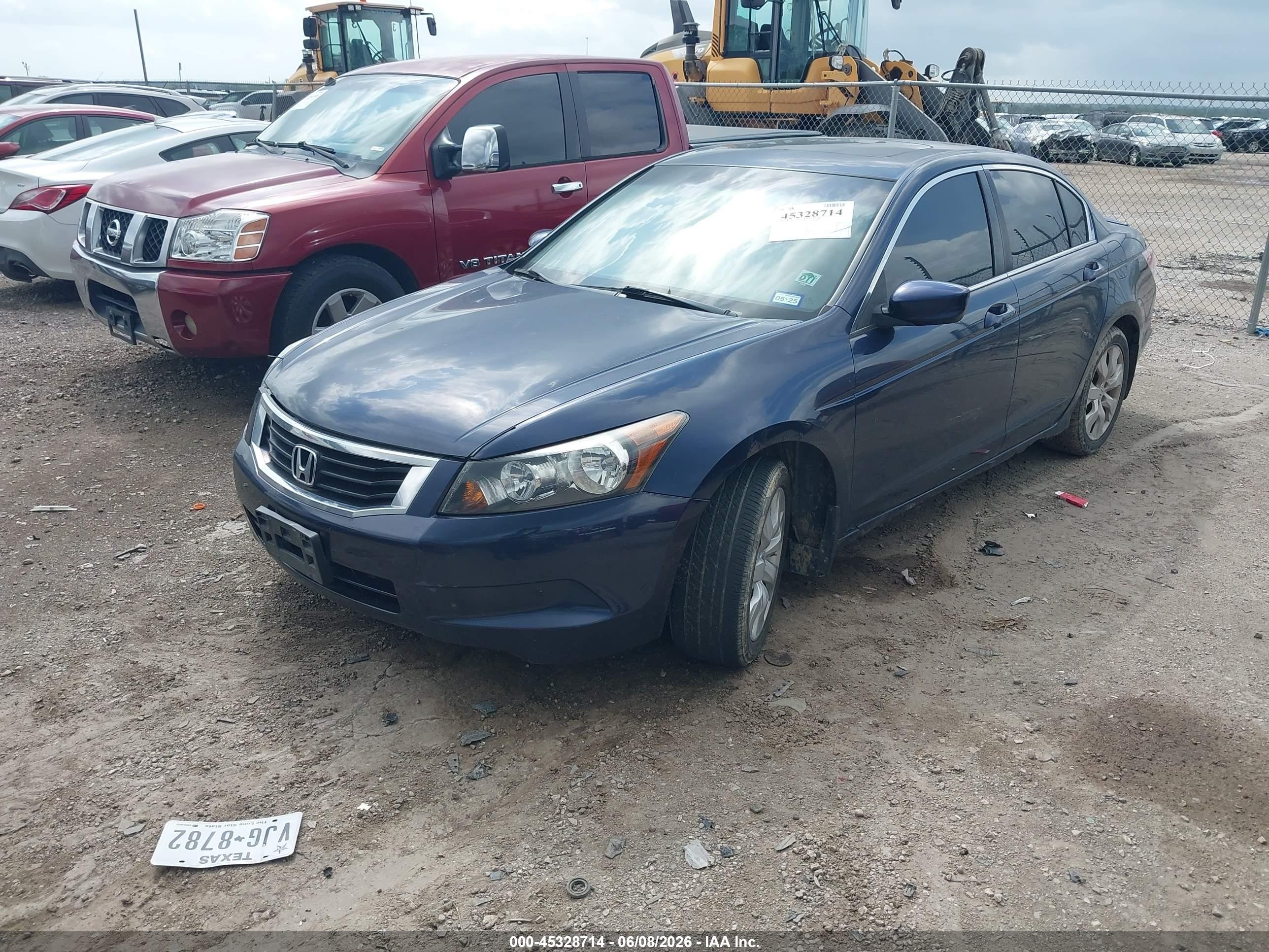2009 Honda Accord 2.4 Ex Синий vin: 1HGCP26749A081571