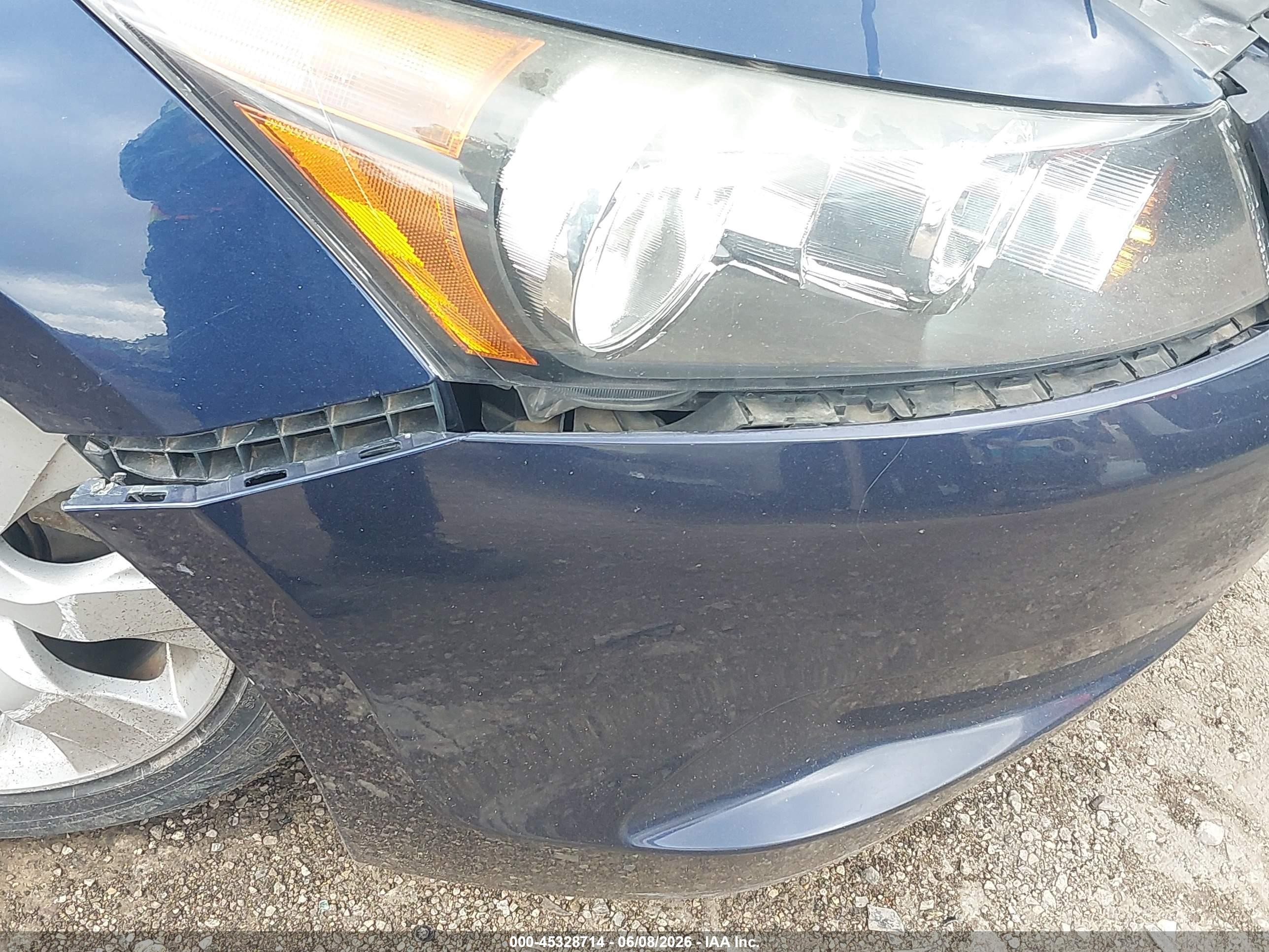 2009 Honda Accord 2.4 Ex Синий vin: 1HGCP26749A081571