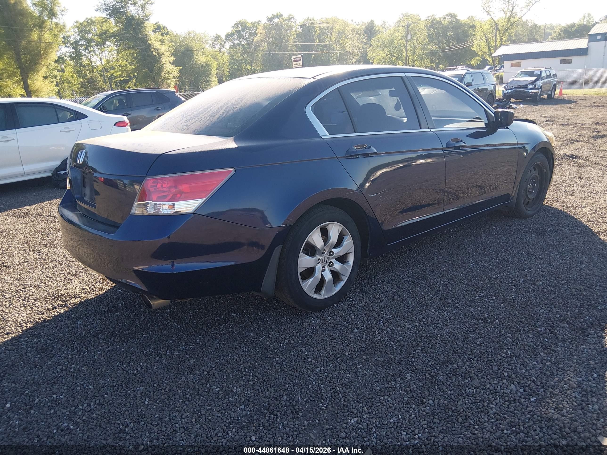 2009 Honda Accord 2.4 Ex Blue vin: 1HGCP26749A194985