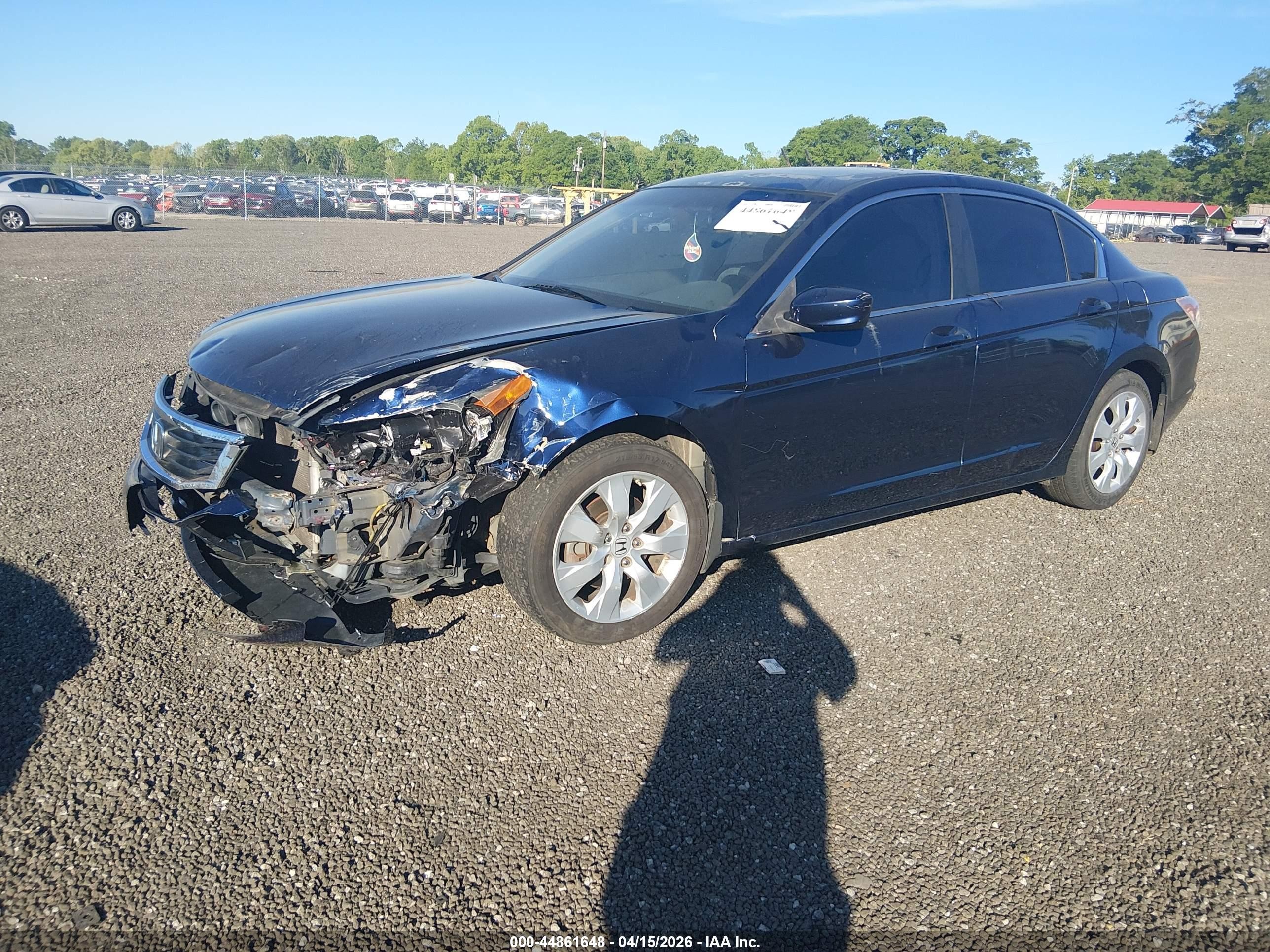 2009 Honda Accord 2.4 Ex Blue vin: 1HGCP26749A194985