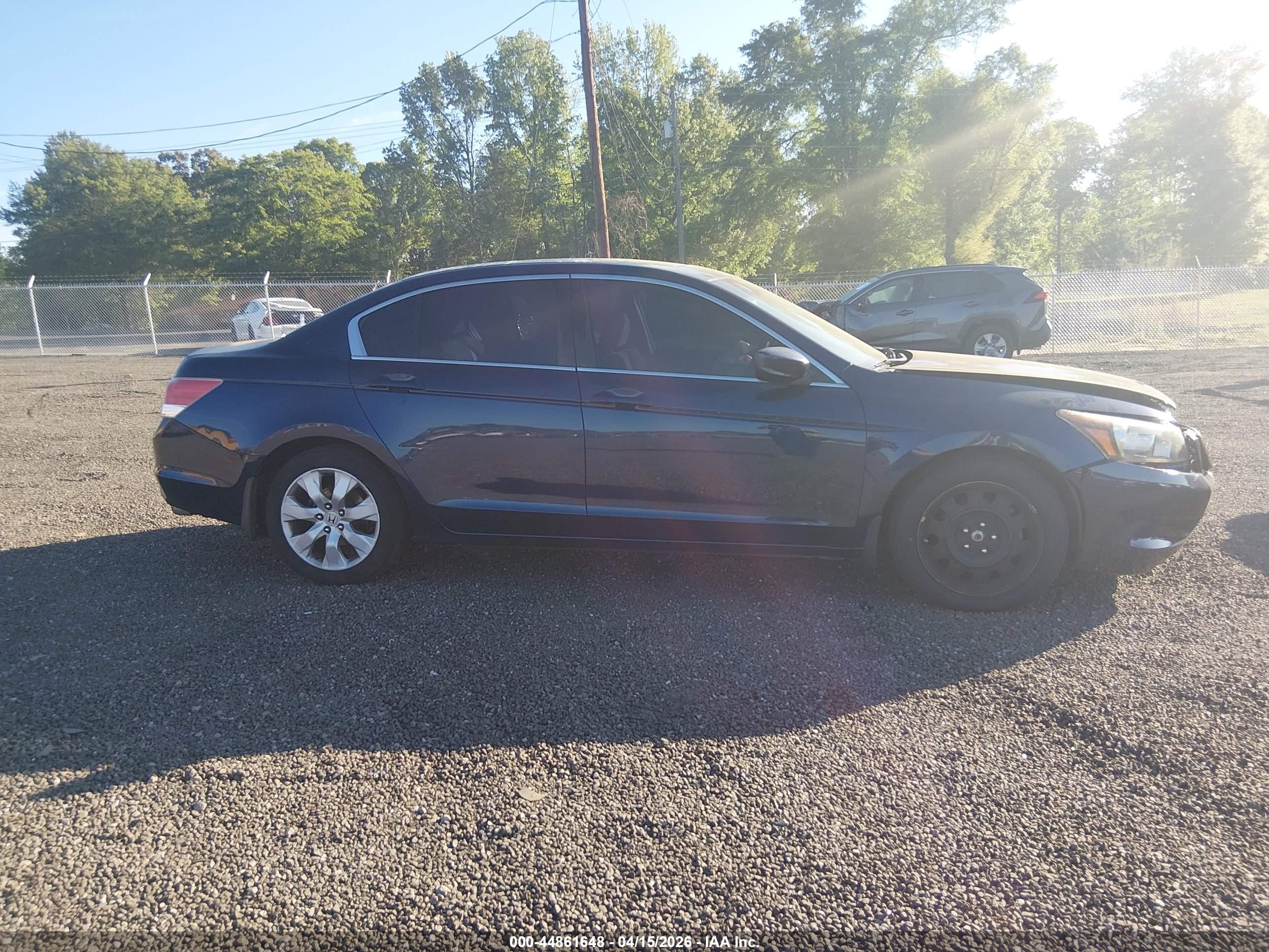 2009 Honda Accord 2.4 Ex Blue vin: 1HGCP26749A194985