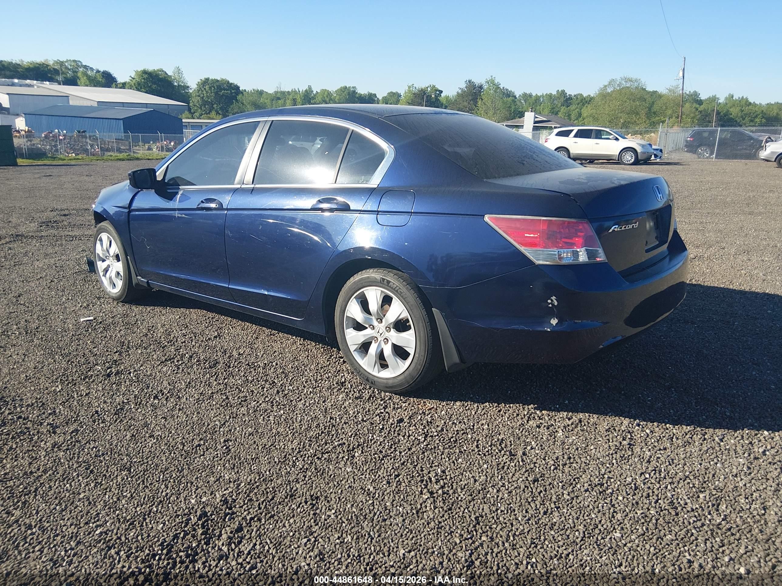 2009 Honda Accord 2.4 Ex Blue vin: 1HGCP26749A194985