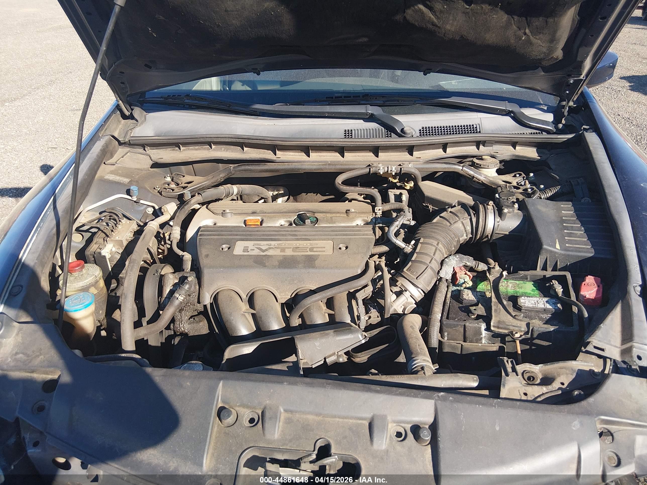 2009 Honda Accord 2.4 Ex Blue vin: 1HGCP26749A194985