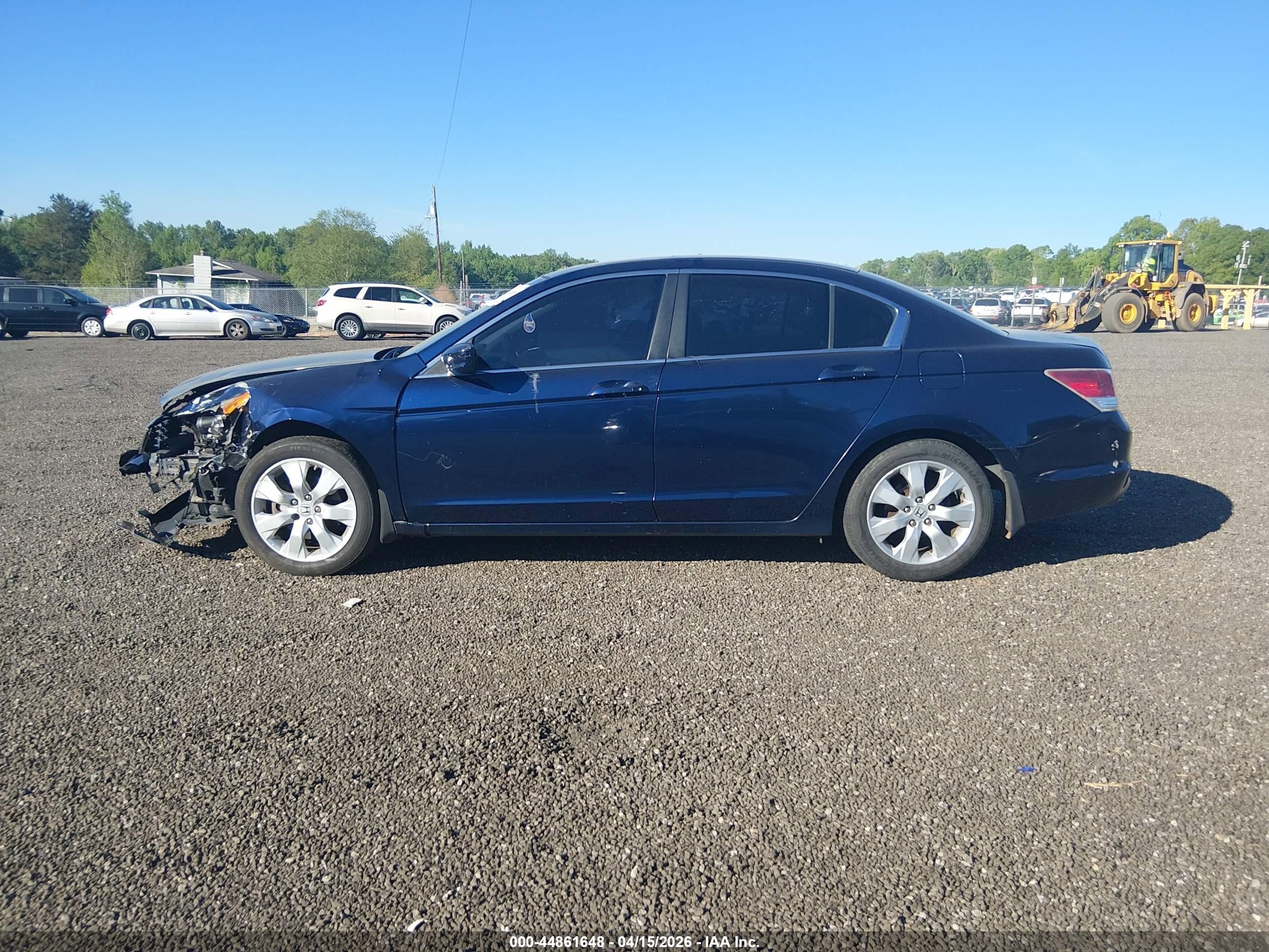 2009 Honda Accord 2.4 Ex Blue vin: 1HGCP26749A194985