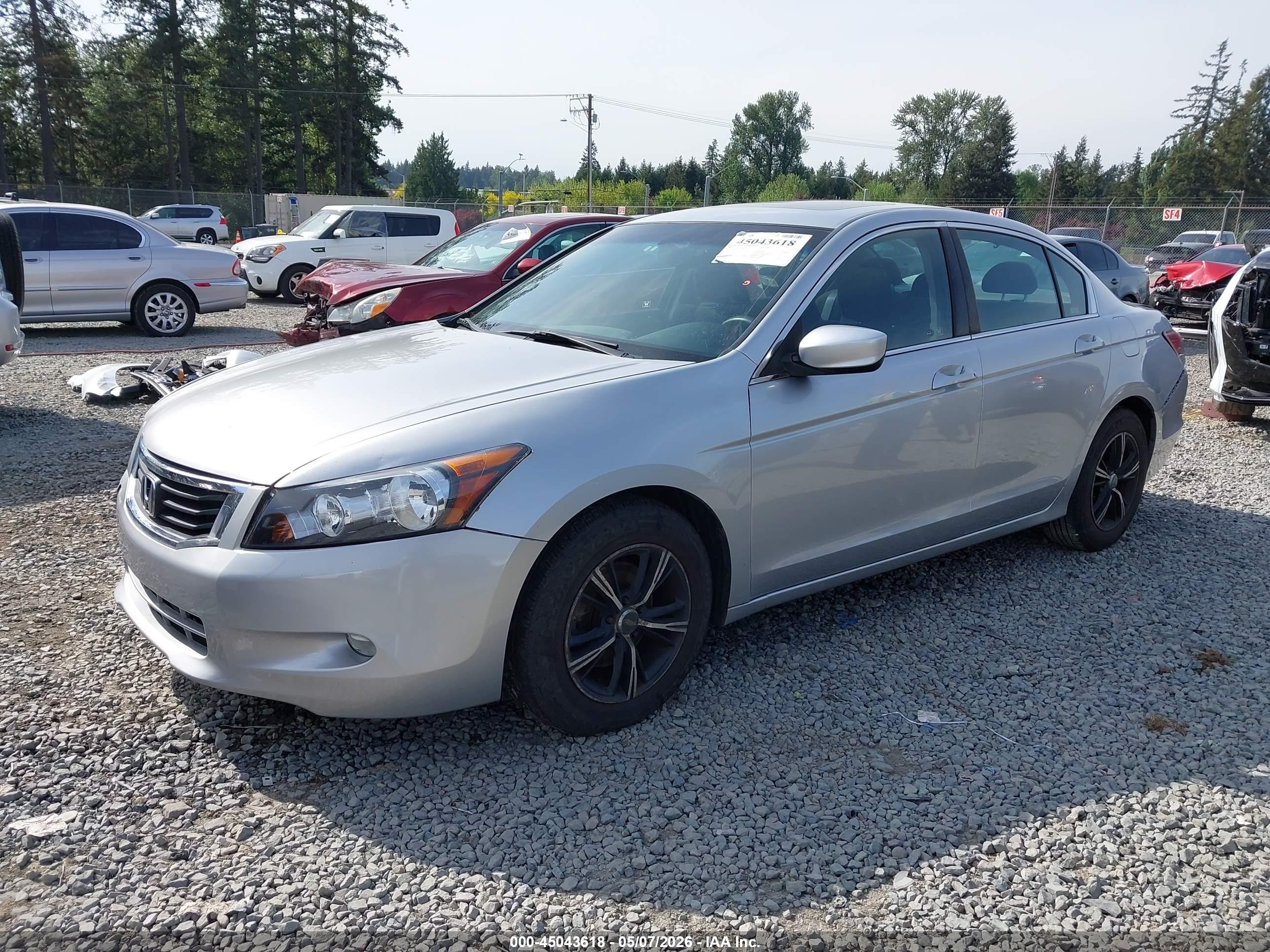 2009 Honda Accord 2.4 Ex Silver vin: 1HGCP26749A198860