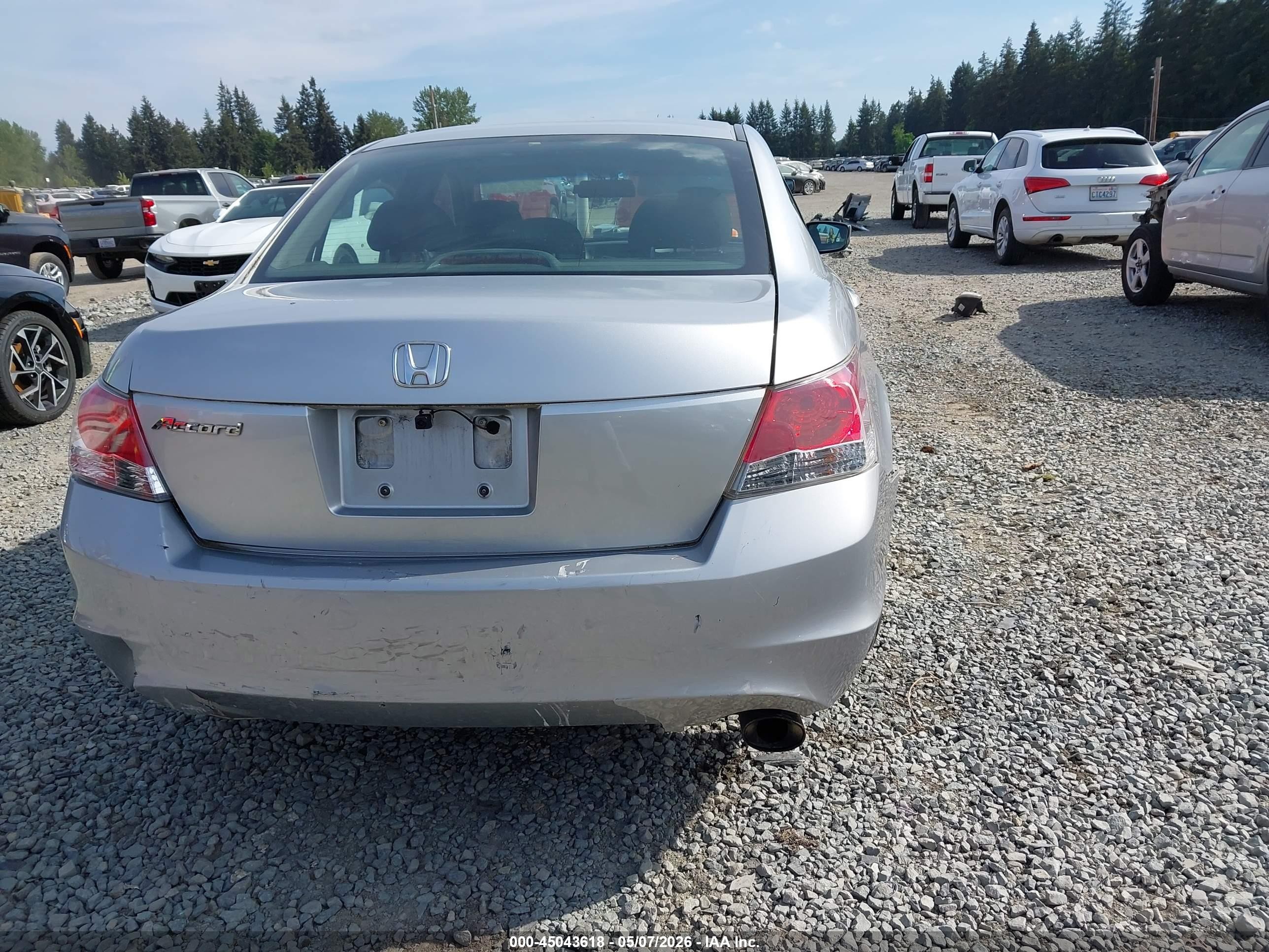 2009 Honda Accord 2.4 Ex Silver vin: 1HGCP26749A198860