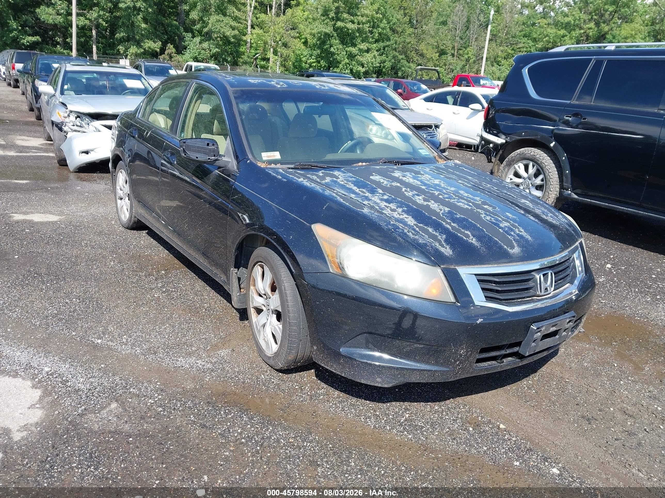 2008 Honda Accord 2.4 Ex Silver vin: 1HGCP26758A007560
