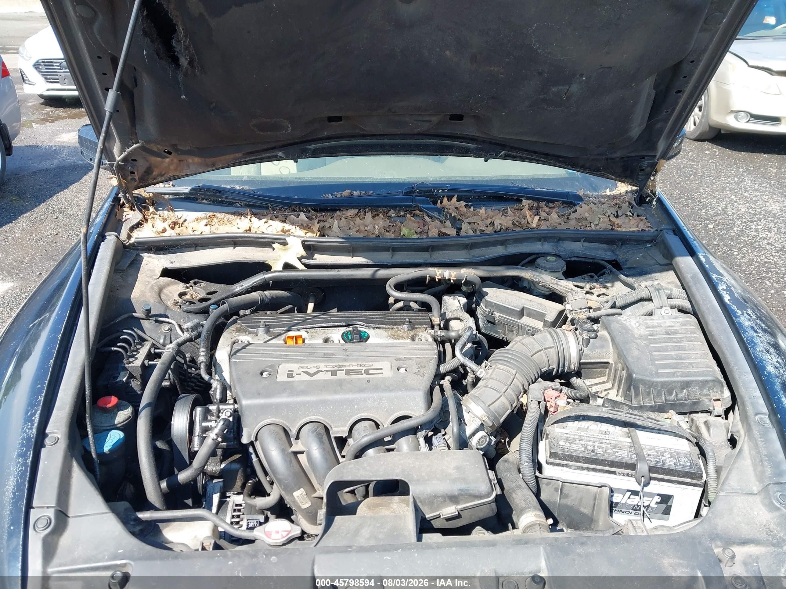 2008 Honda Accord 2.4 Ex Silver vin: 1HGCP26758A007560