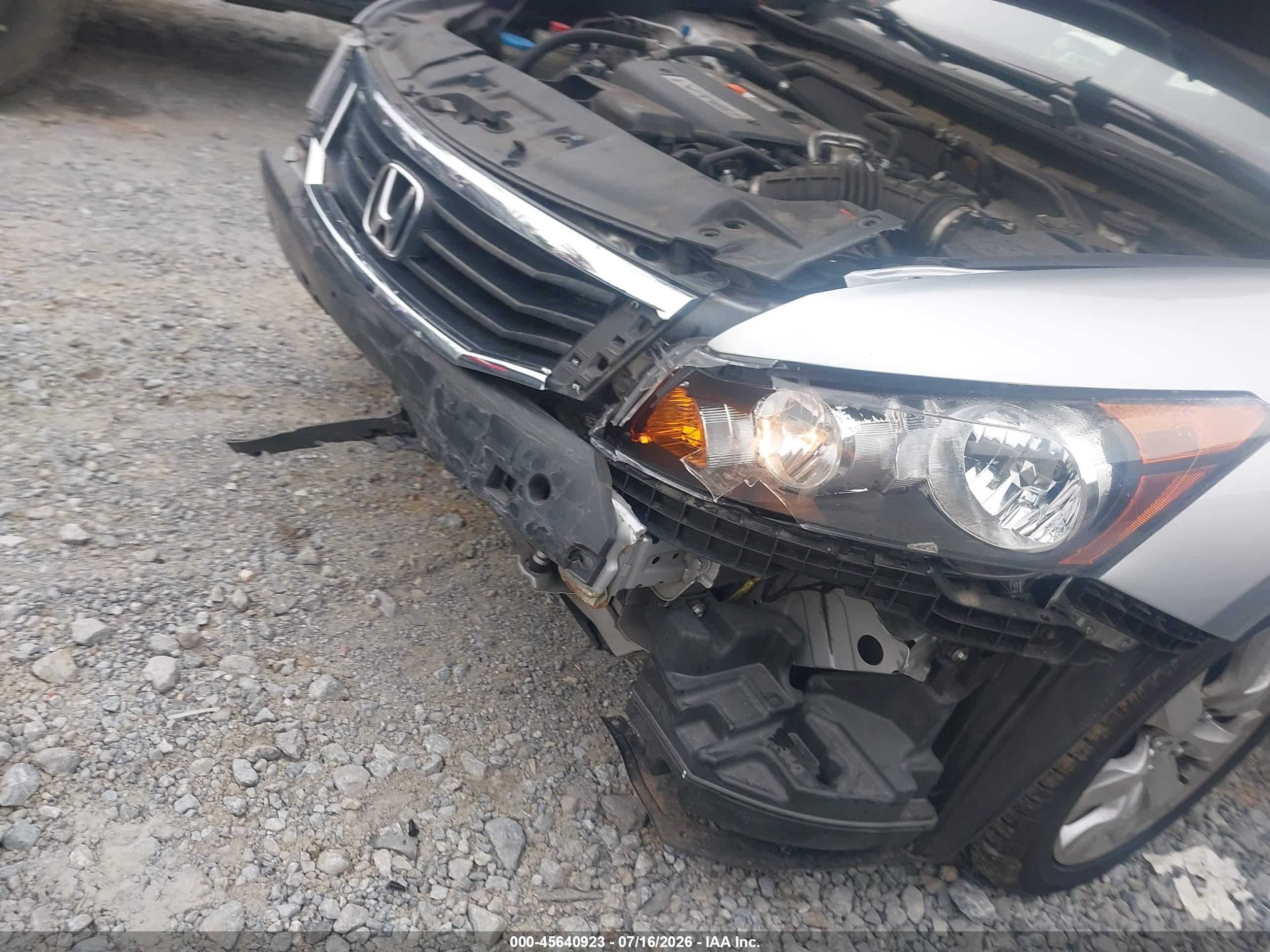 2008 Honda Accord 2.4 Ex Серебряный vin: 1HGCP26758A022639