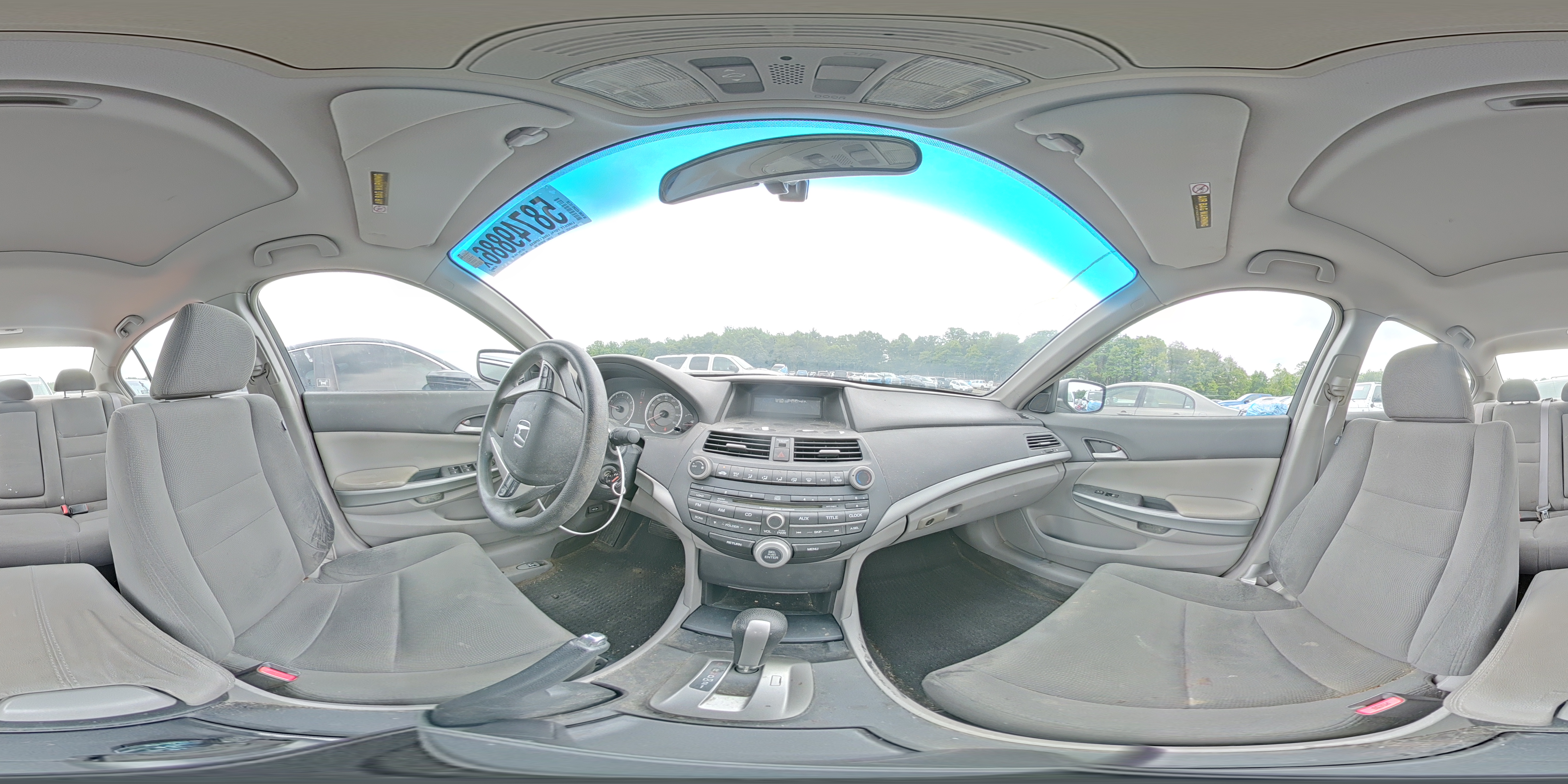 2008 Honda Accord Ex Gray vin: 1HGCP26758A059089