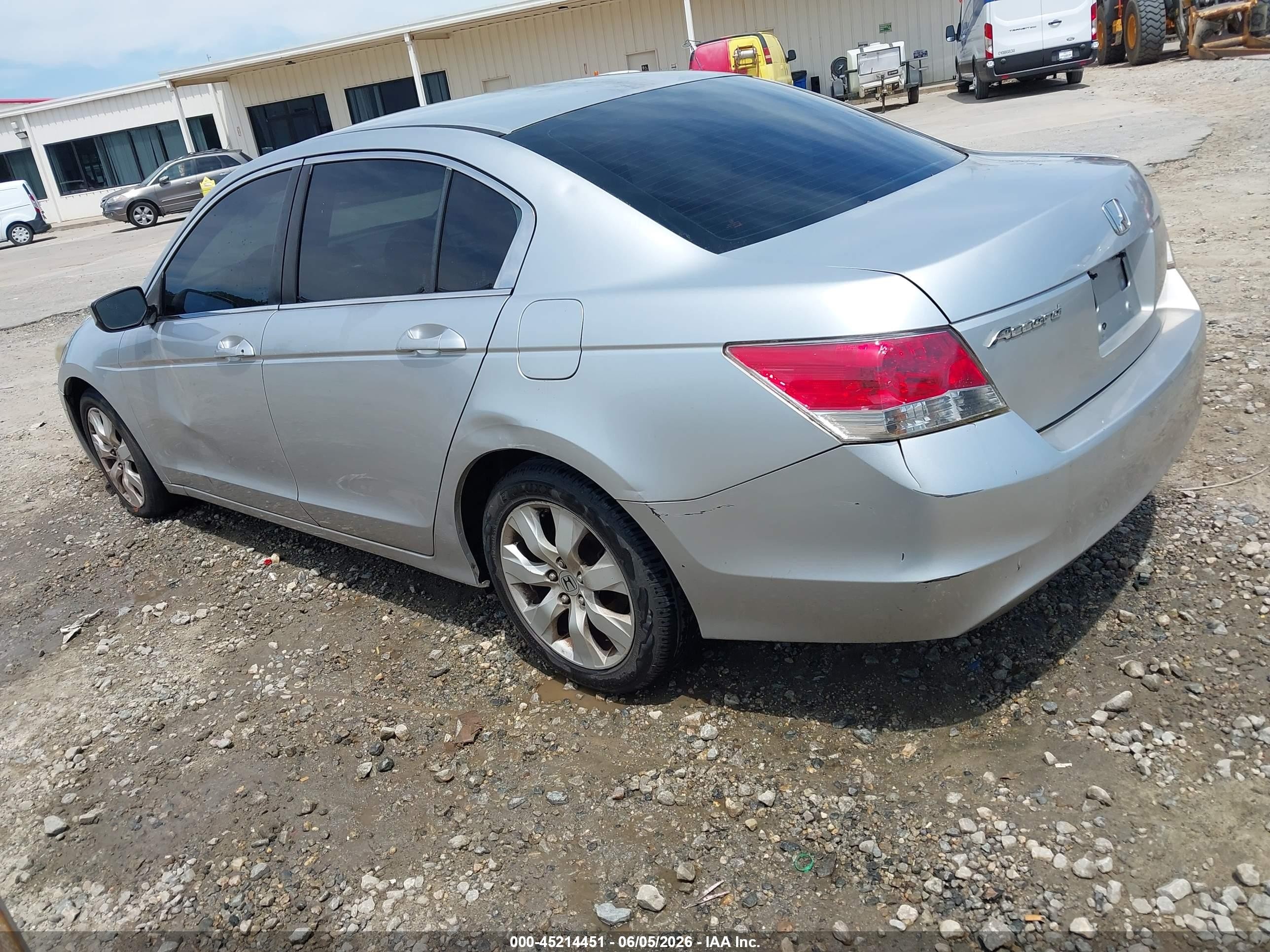 2008 Honda Accord 2.4 Ex Gray vin: 1HGCP26758A073526