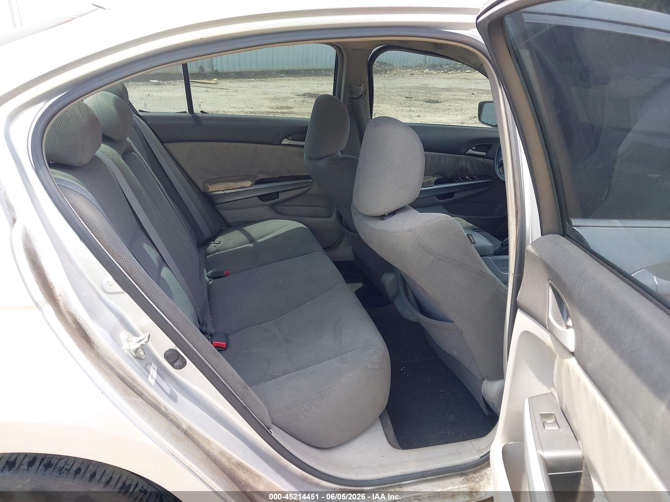 2008 Honda Accord 2.4 Ex Gray vin: 1HGCP26758A073526