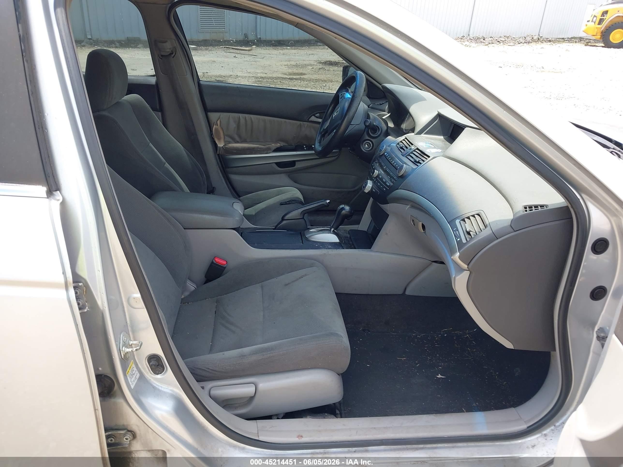 2008 Honda Accord 2.4 Ex Gray vin: 1HGCP26758A073526