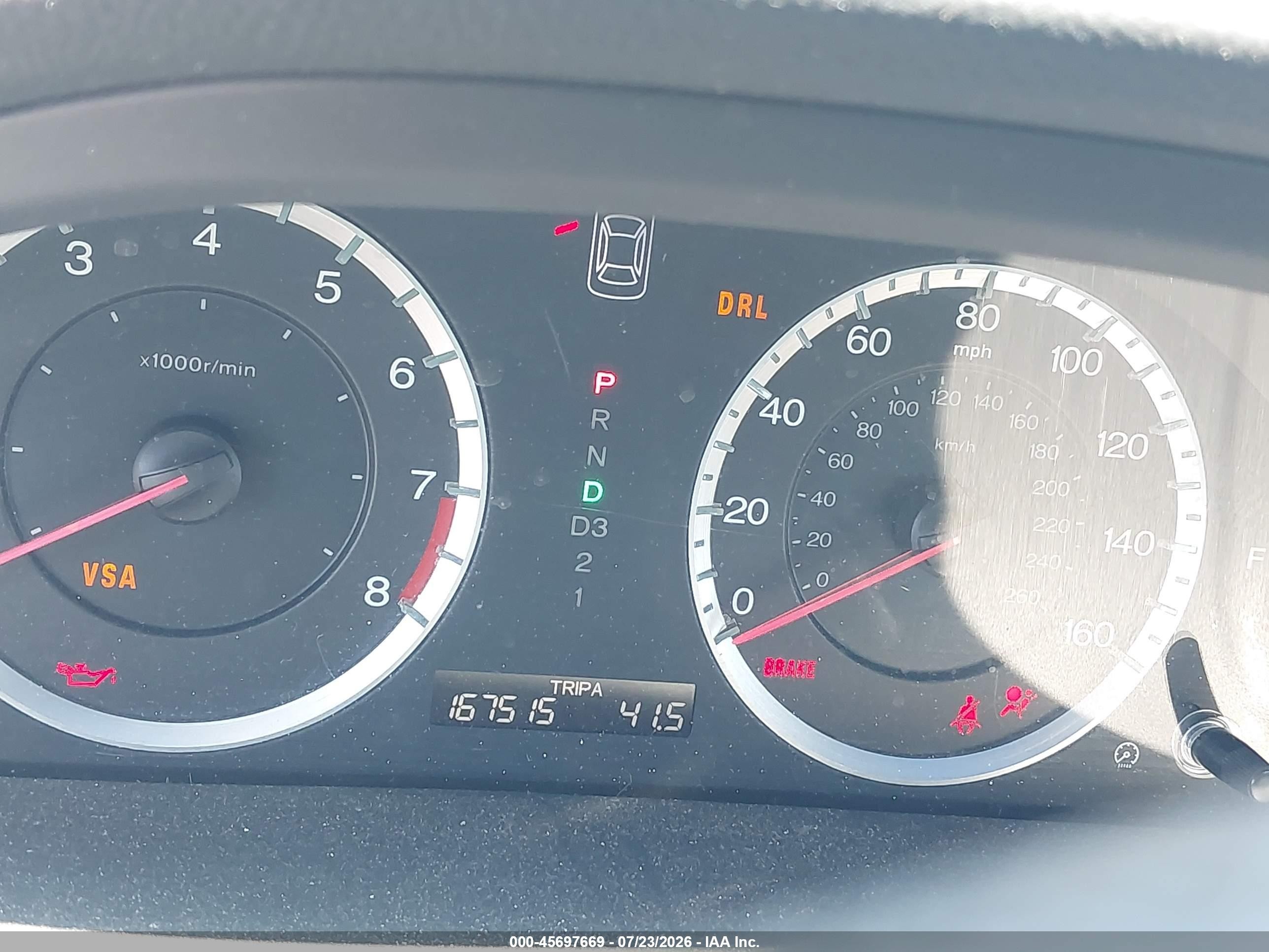 2008 Honda Accord 2.4 Ex Зеленый vin: 1HGCP26758A085904