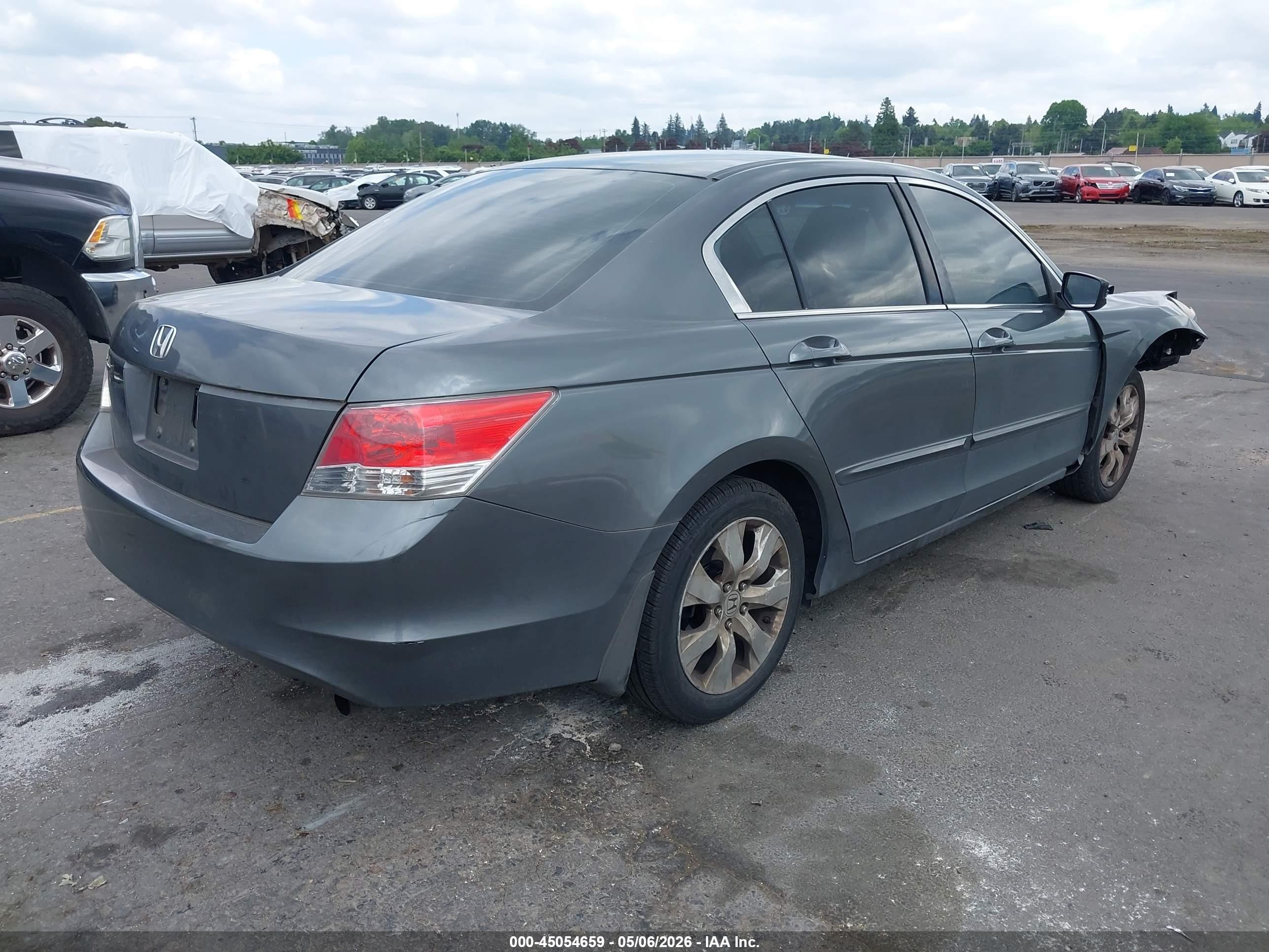 2008 Honda Accord 2.4 Ex Gray vin: 1HGCP26758A125107