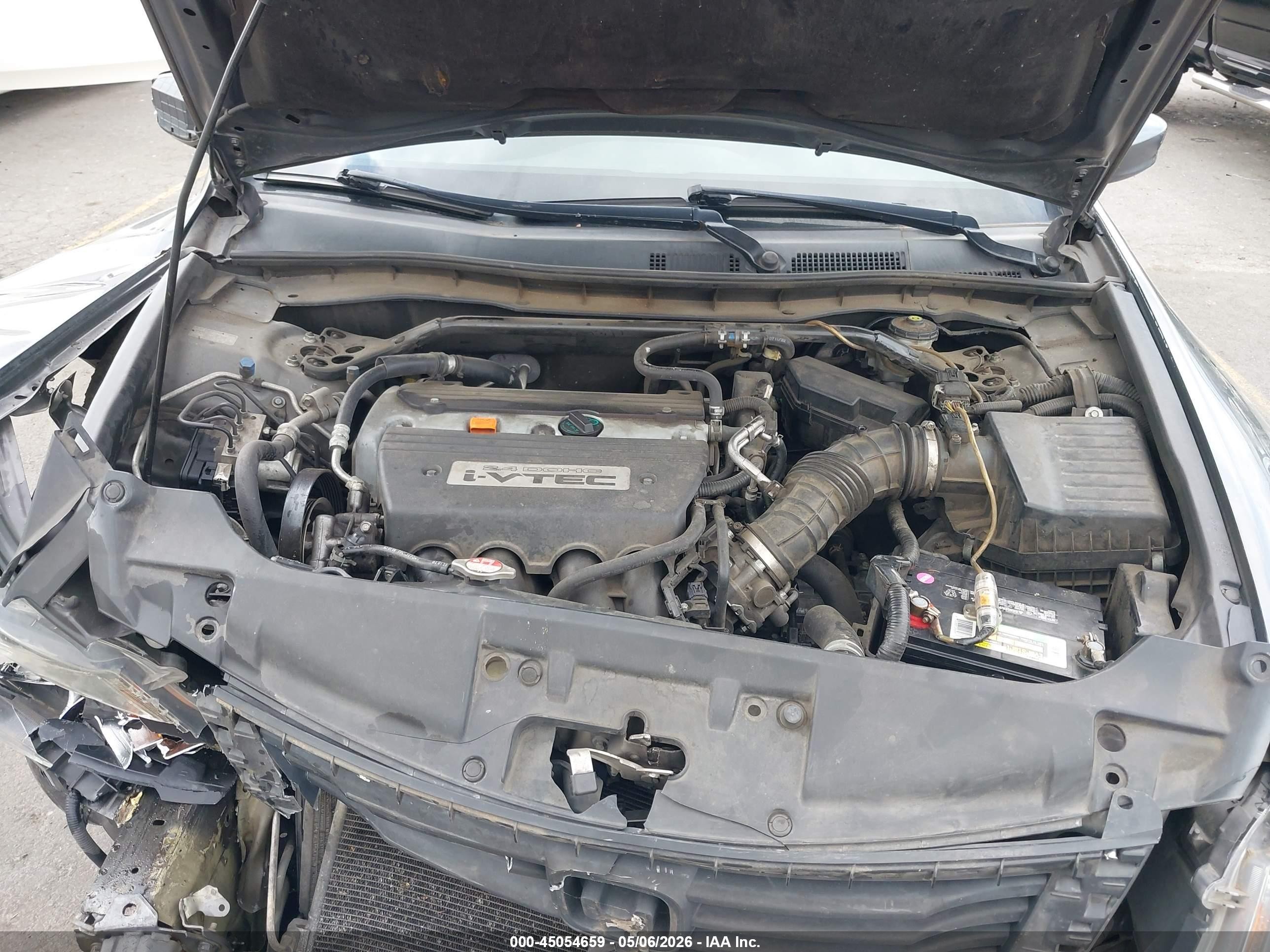 2008 Honda Accord 2.4 Ex Gray vin: 1HGCP26758A125107