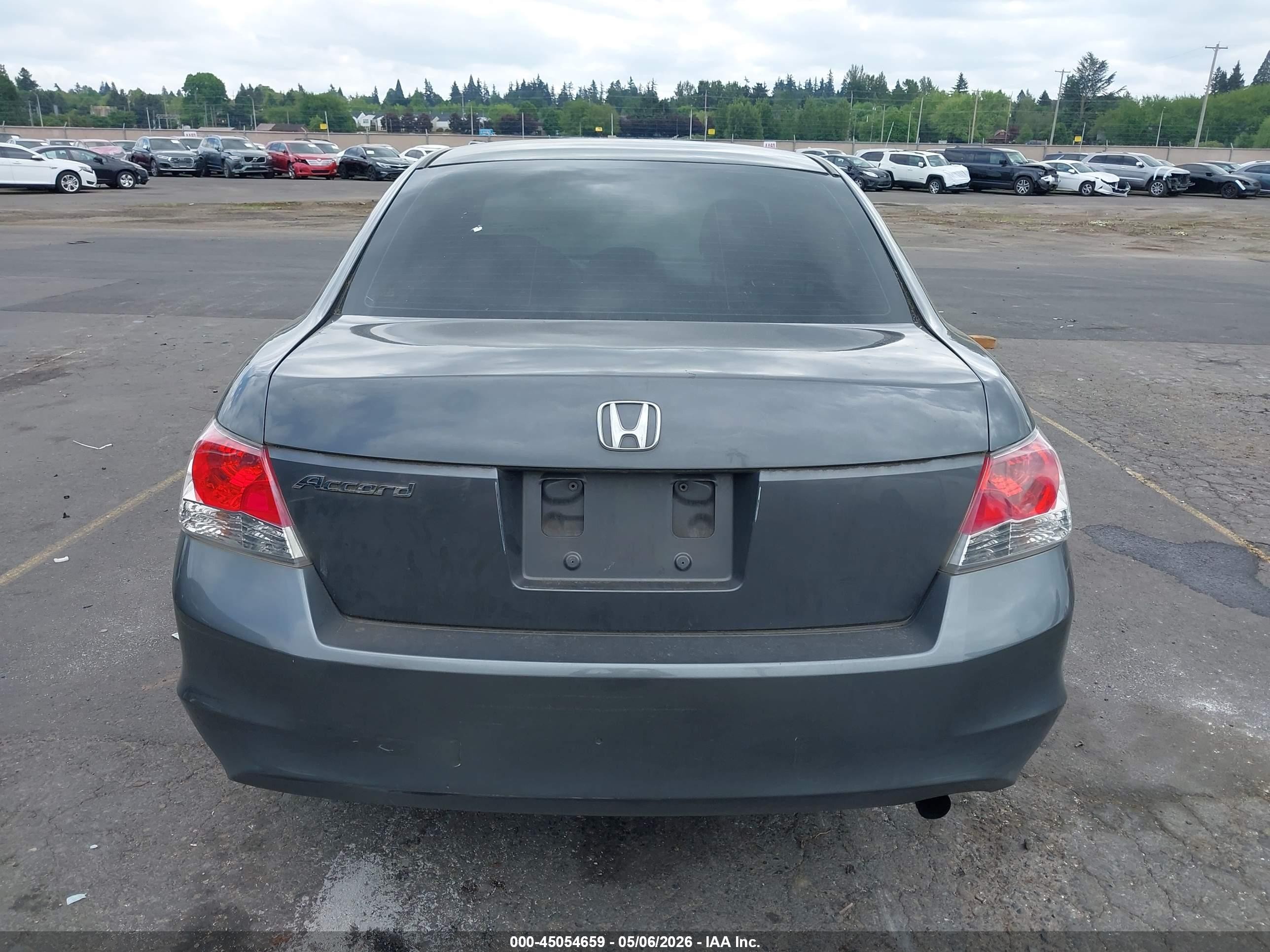 2008 Honda Accord 2.4 Ex Gray vin: 1HGCP26758A125107