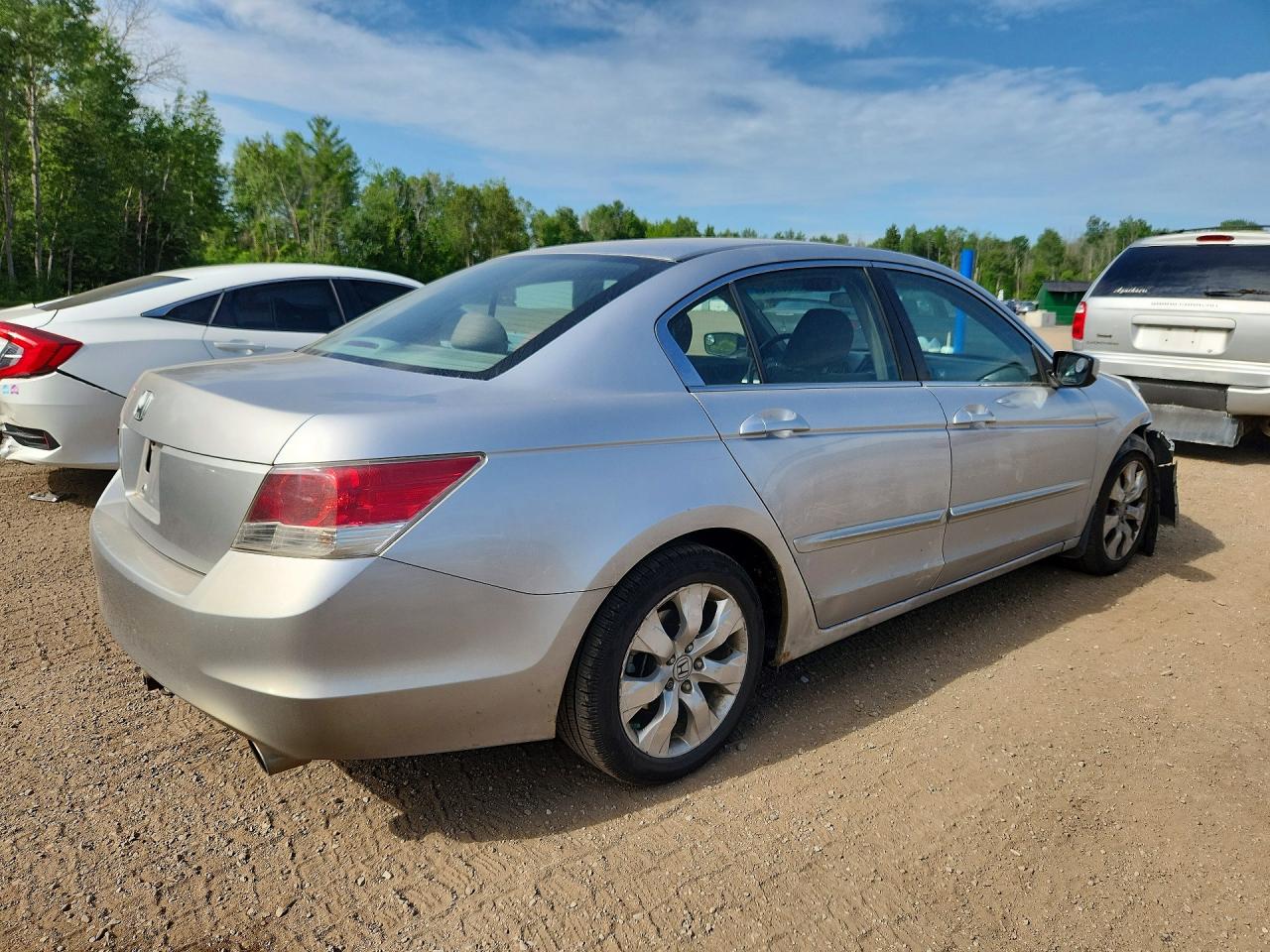 2008 Honda Accord Ex Silver vin: 1HGCP26758A808778
