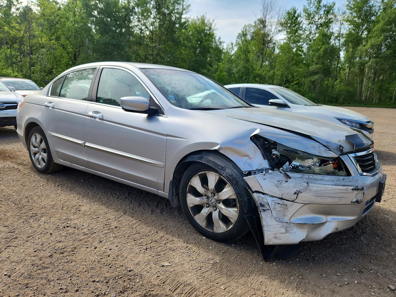 2008 Honda Accord Ex Silver vin: 1HGCP26758A808778