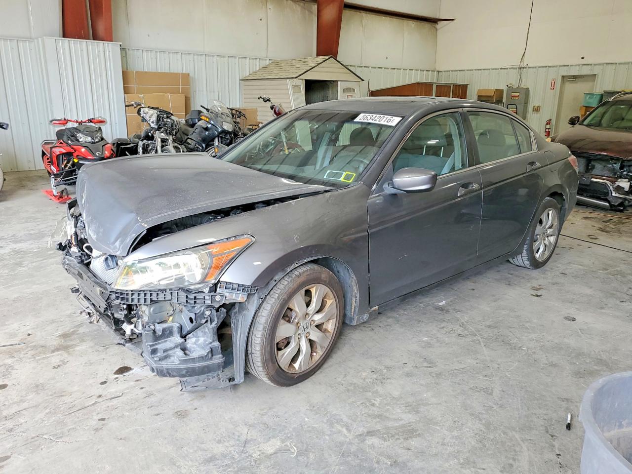 2009 Honda Accord Ex Серый vin: 1HGCP26759A018608