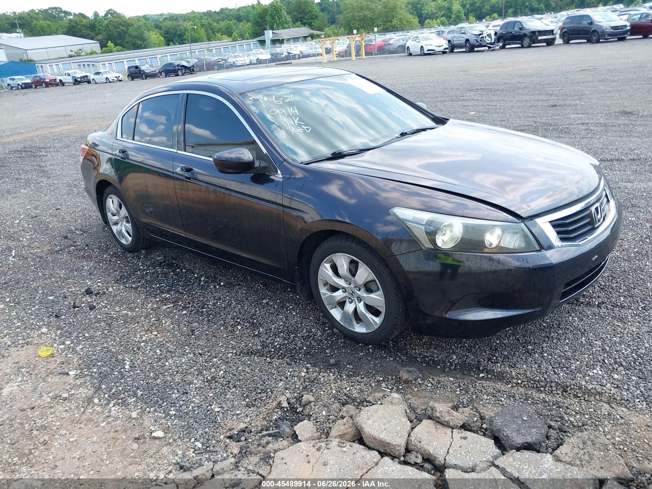 2009 Honda Accord 2.4 Ex Black vin: 1HGCP26759A019824