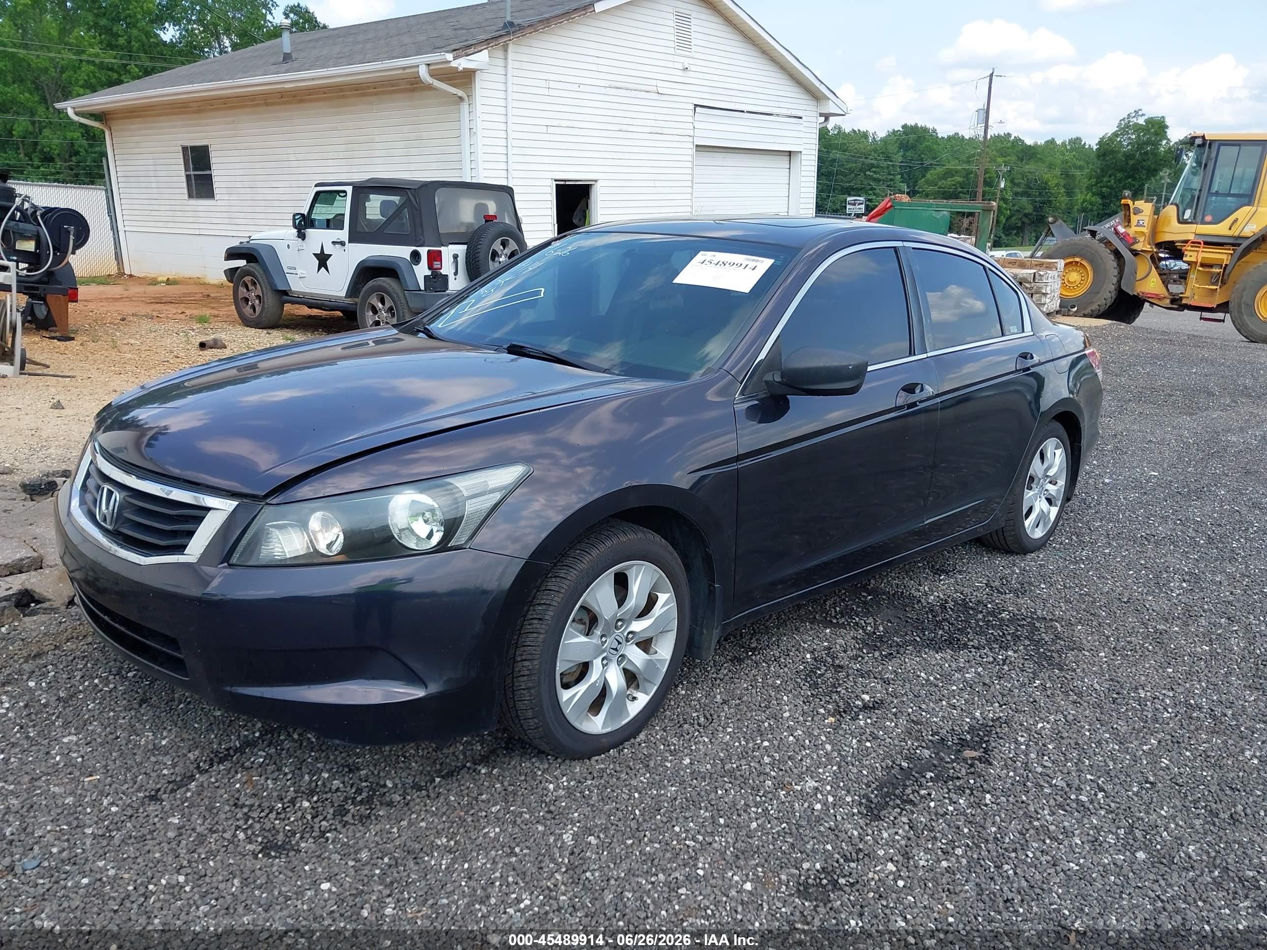 2009 Honda Accord 2.4 Ex Black vin: 1HGCP26759A019824