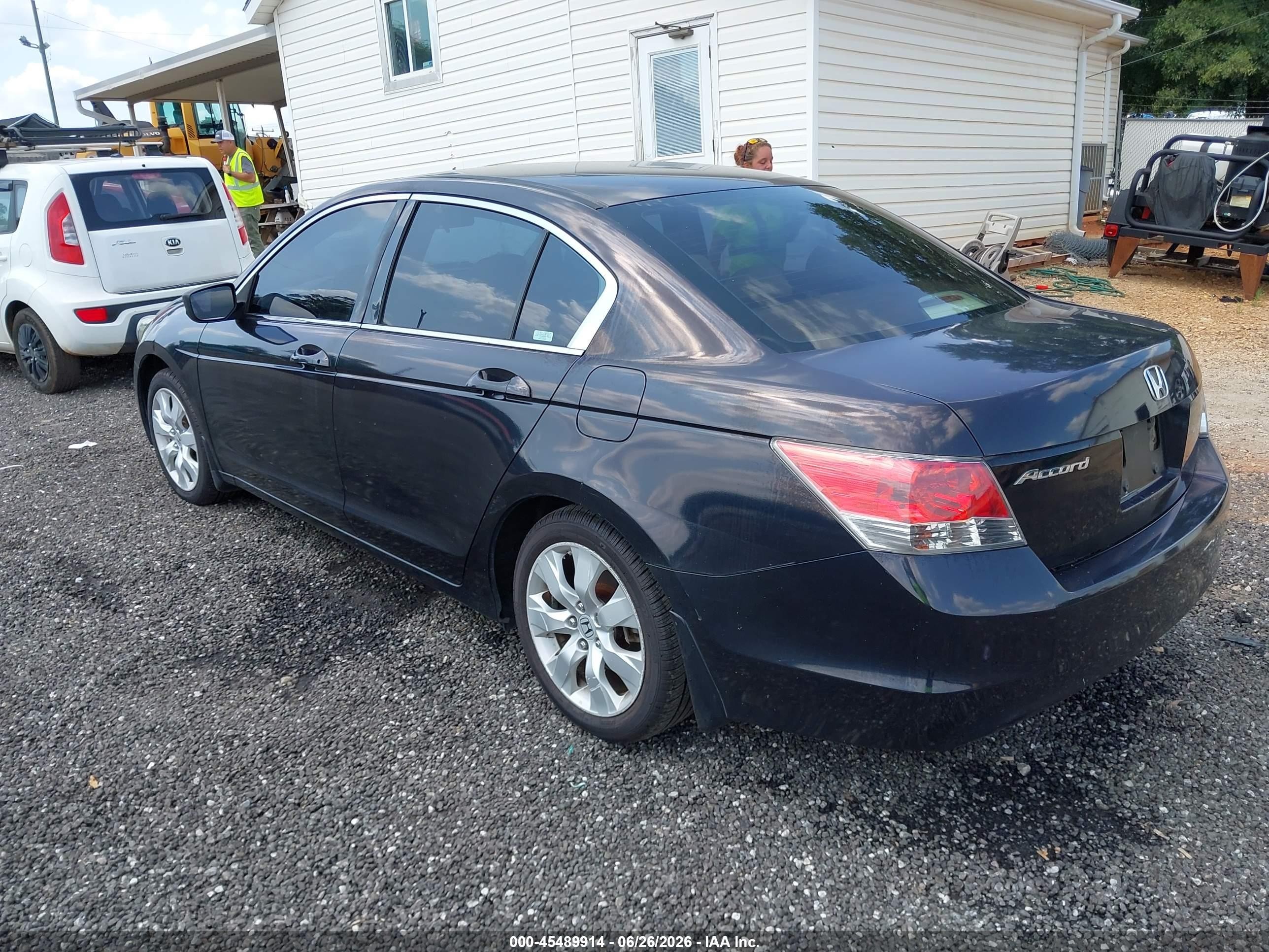 2009 Honda Accord 2.4 Ex Black vin: 1HGCP26759A019824