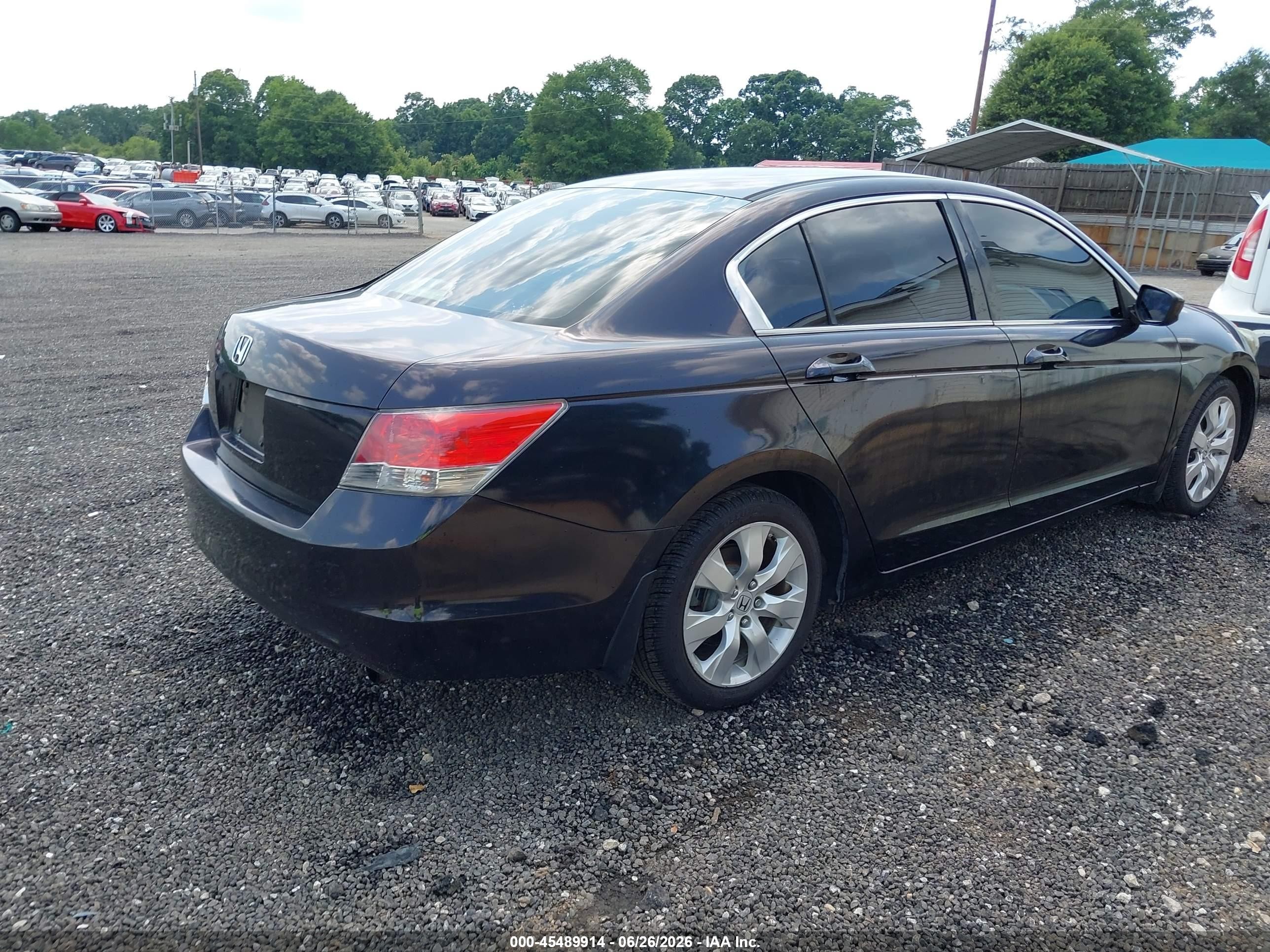 2009 Honda Accord 2.4 Ex Black vin: 1HGCP26759A019824
