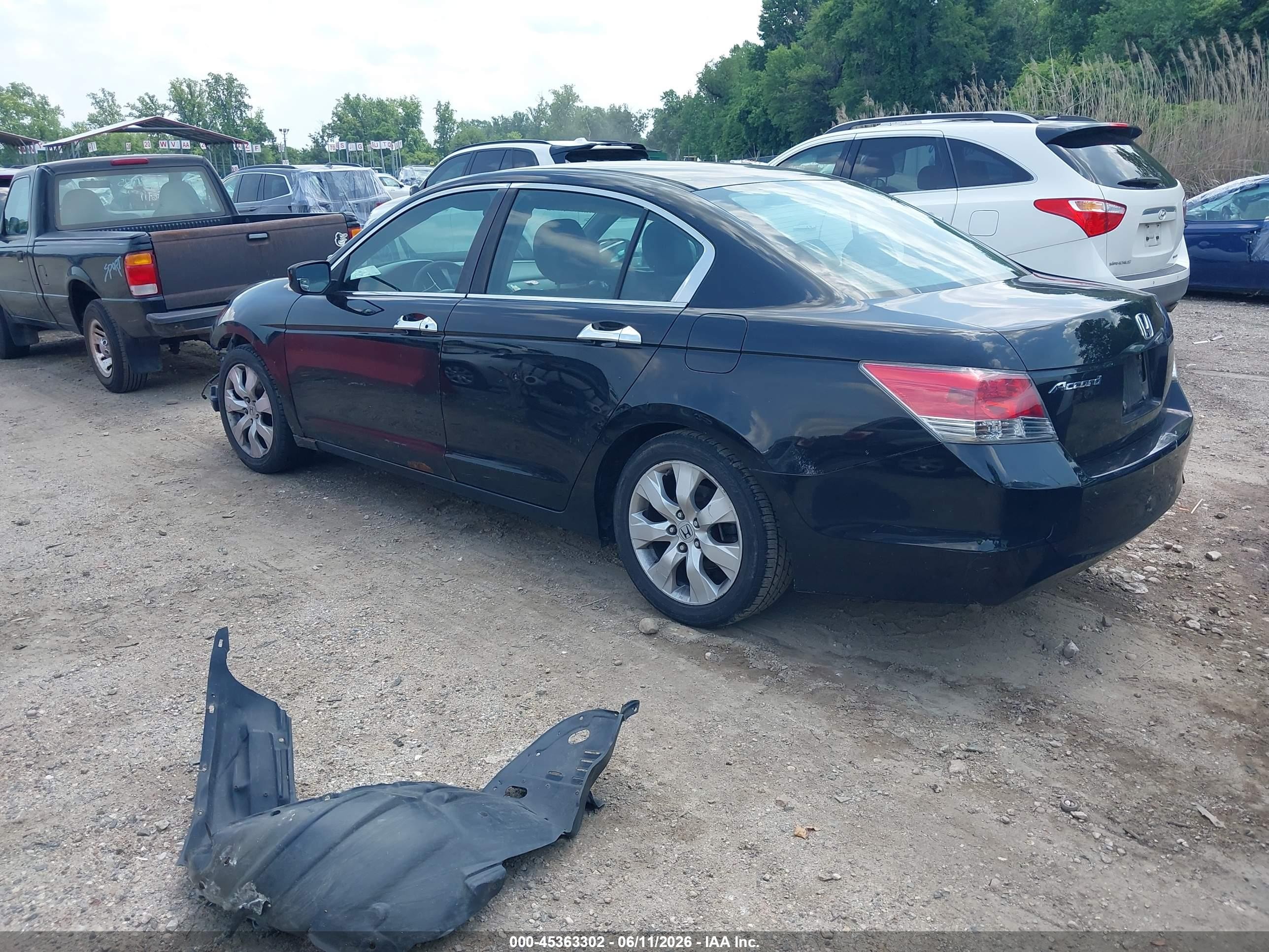 2009 Honda Accord 2.4 Ex Black vin: 1HGCP26759A049275