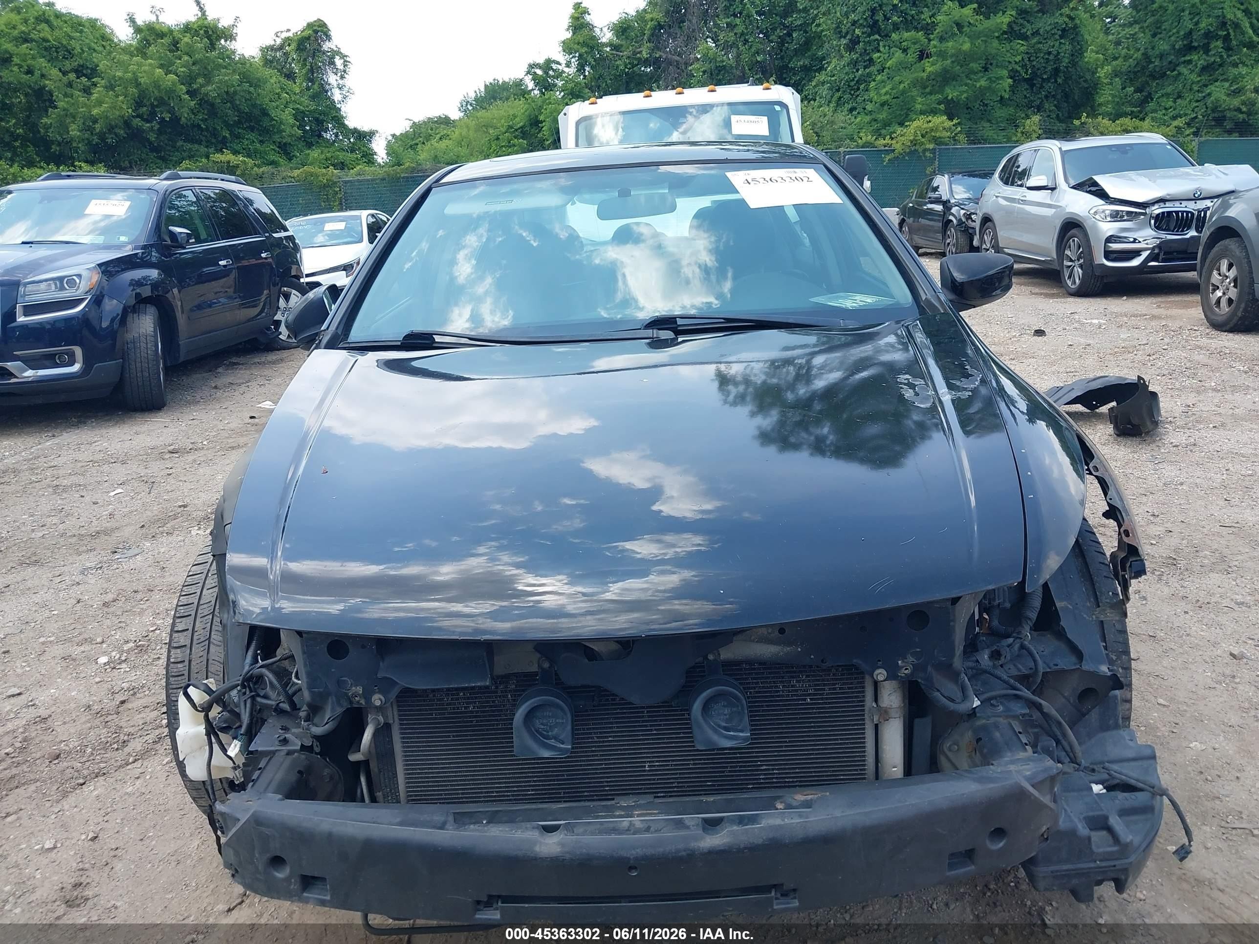 2009 Honda Accord 2.4 Ex Black vin: 1HGCP26759A049275
