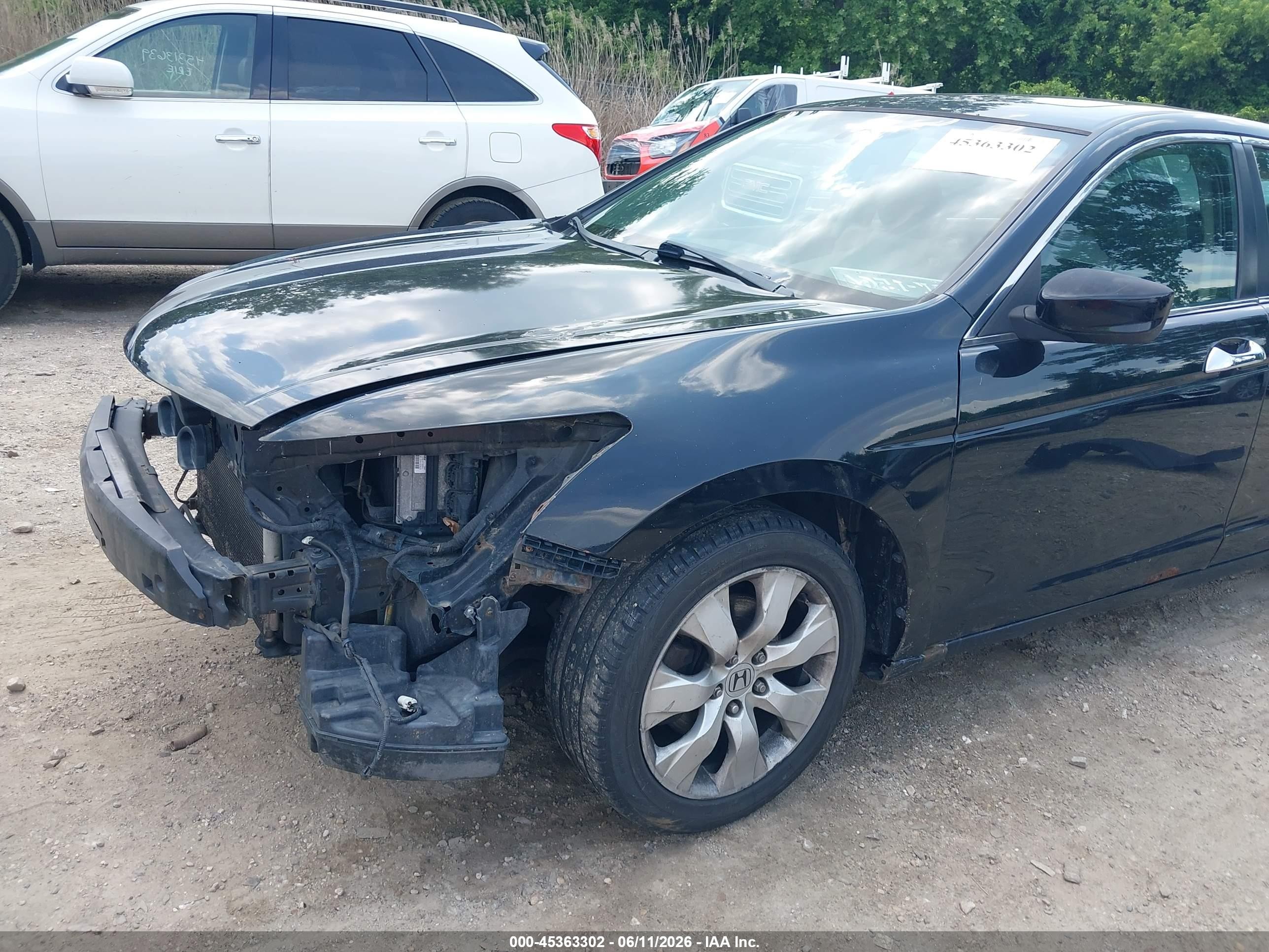2009 Honda Accord 2.4 Ex Black vin: 1HGCP26759A049275