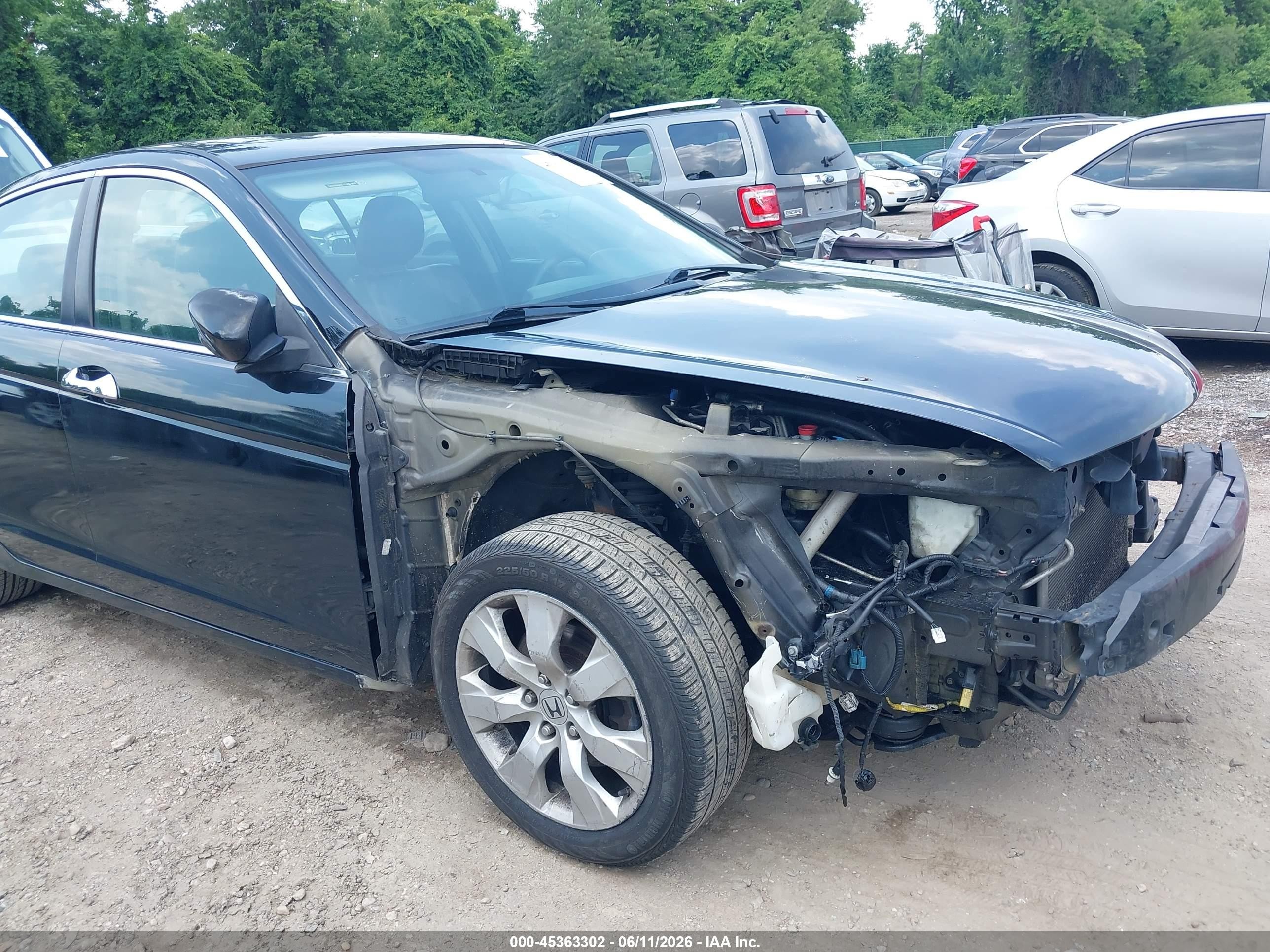 2009 Honda Accord 2.4 Ex Black vin: 1HGCP26759A049275