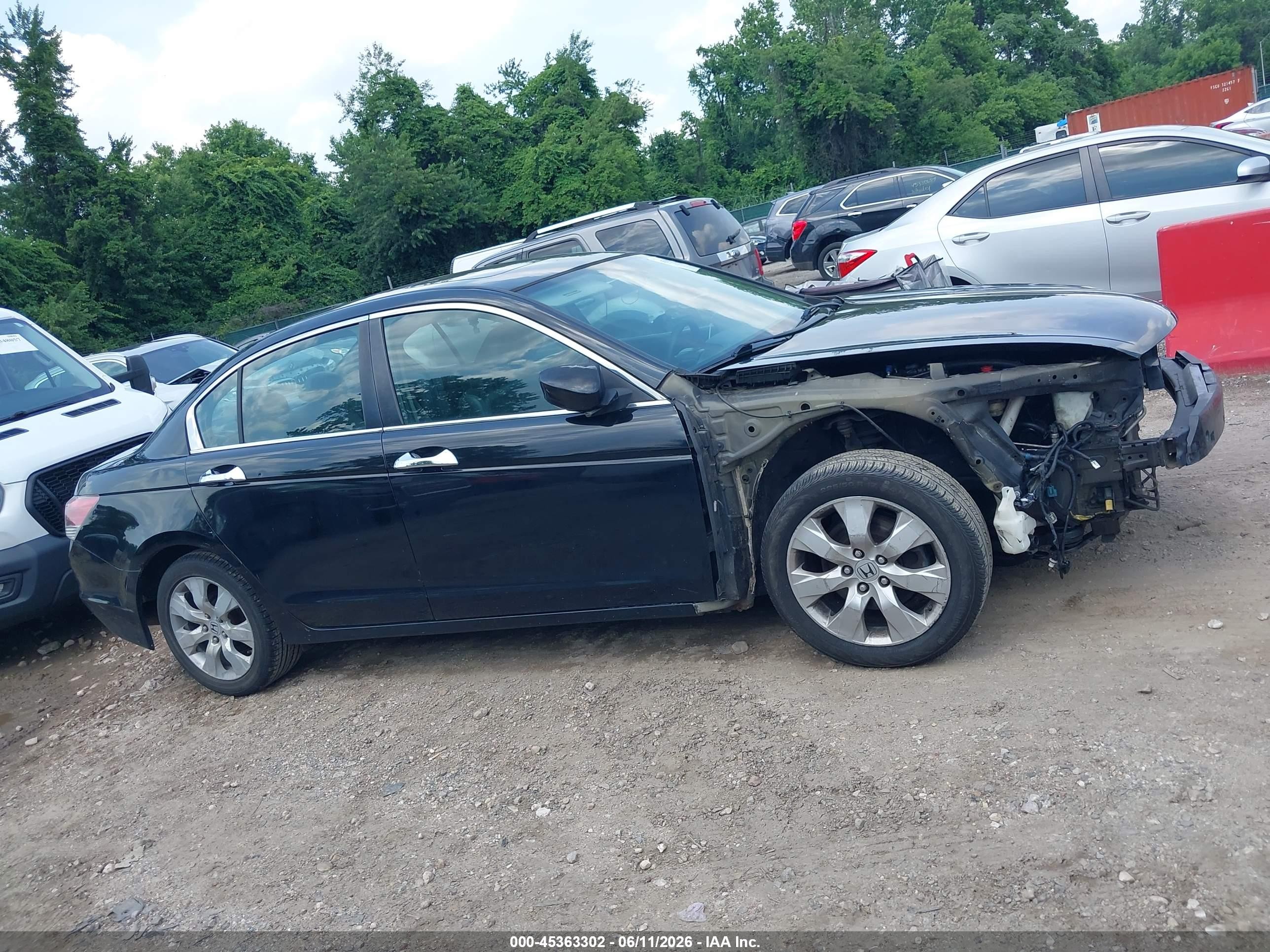 2009 Honda Accord 2.4 Ex Black vin: 1HGCP26759A049275