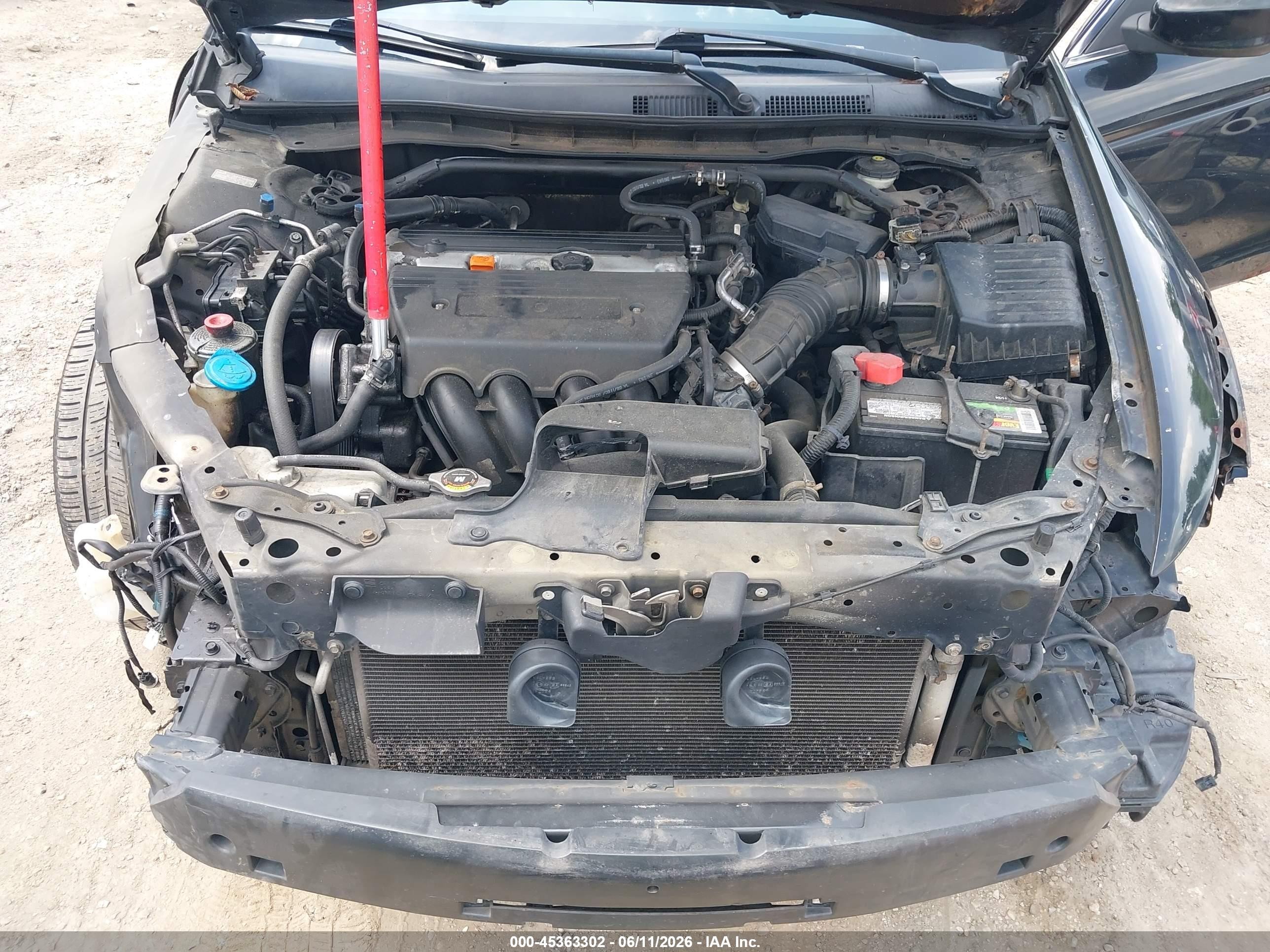 2009 Honda Accord 2.4 Ex Black vin: 1HGCP26759A049275