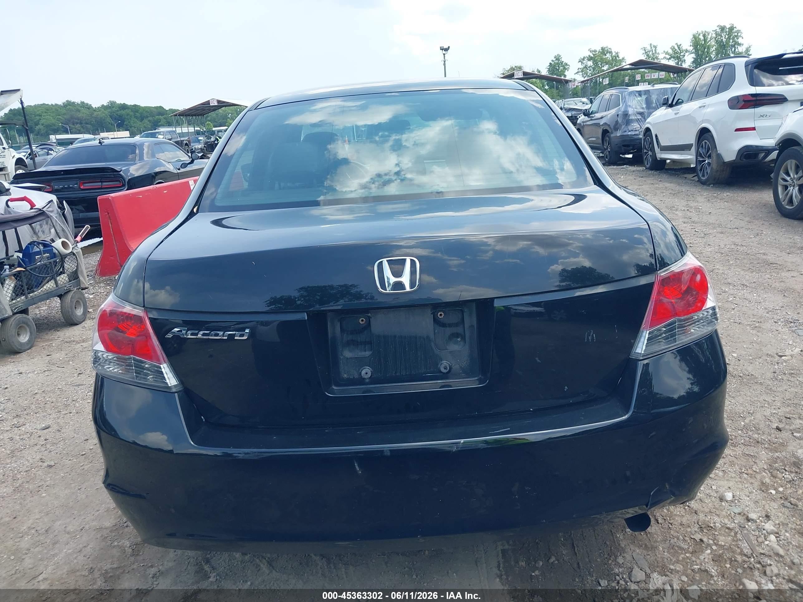 2009 Honda Accord 2.4 Ex Black vin: 1HGCP26759A049275