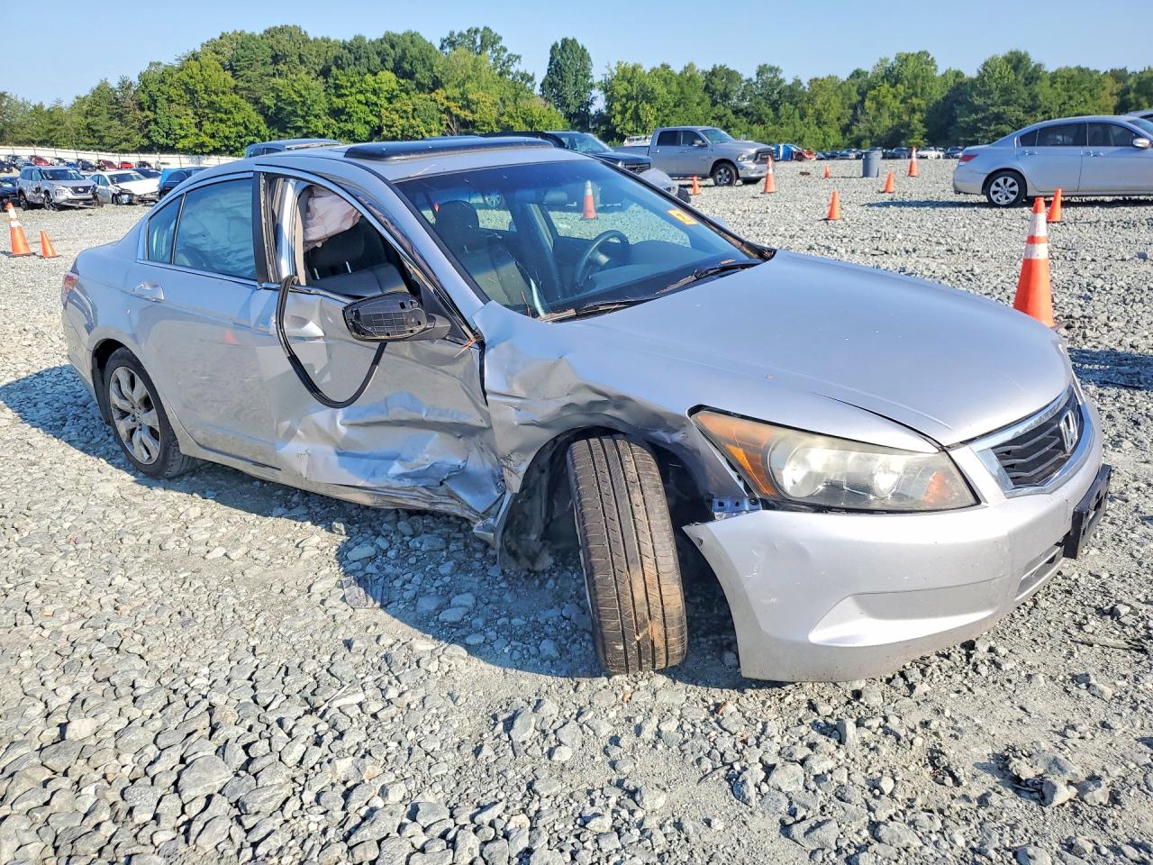 2009 Honda Accord Ex Silver vin: 1HGCP26759A102489