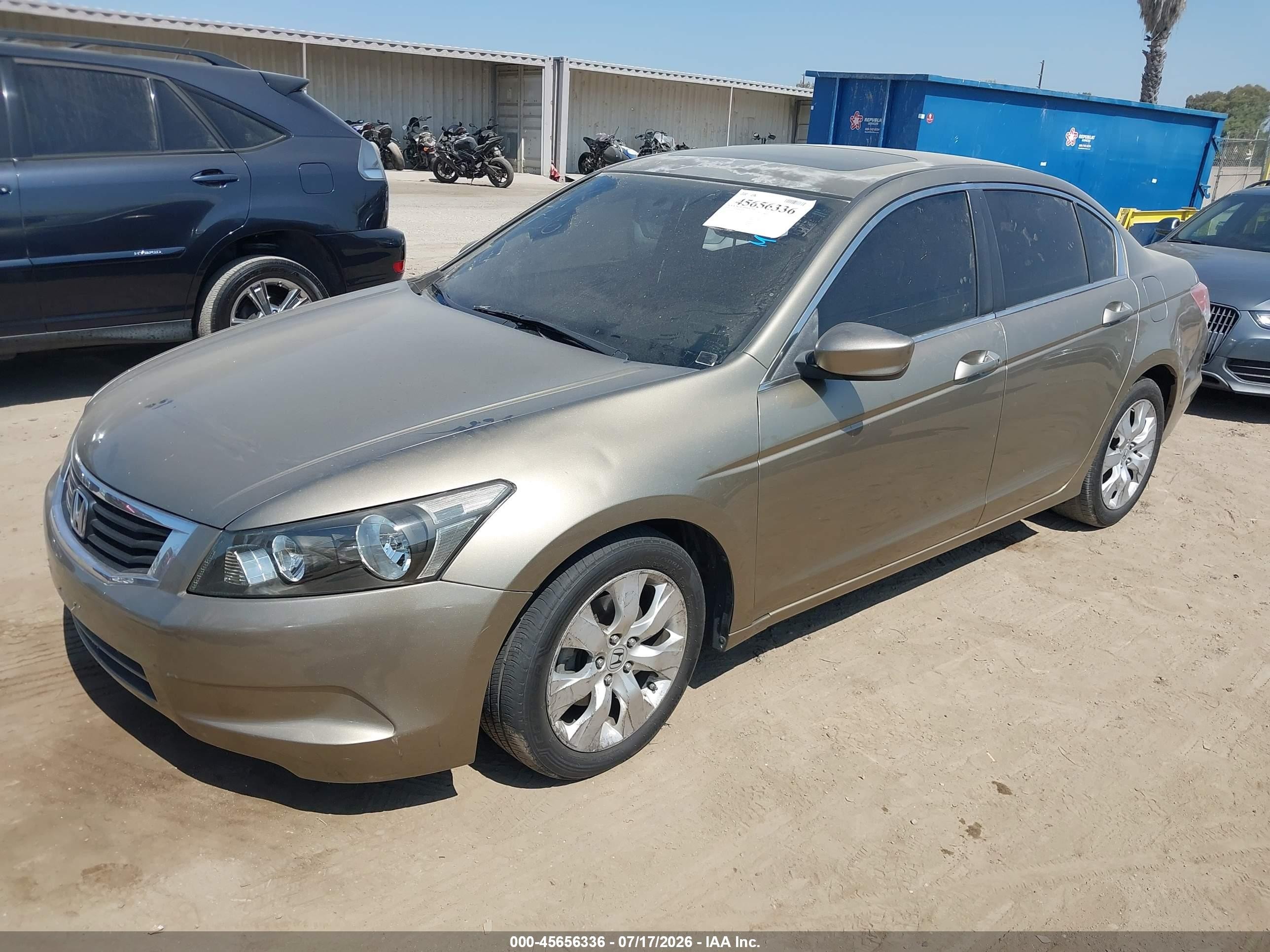 2009 Honda Accord 2.4 Ex Champagne vin: 1HGCP26759A125447