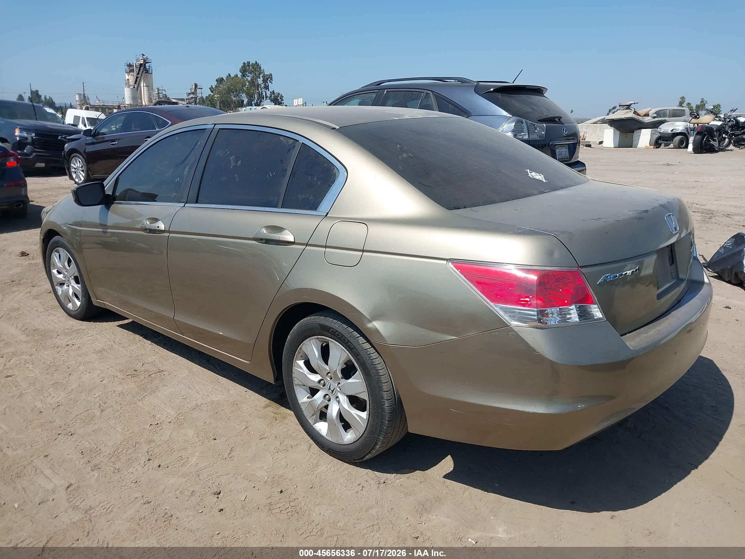 2009 Honda Accord 2.4 Ex Champagne vin: 1HGCP26759A125447
