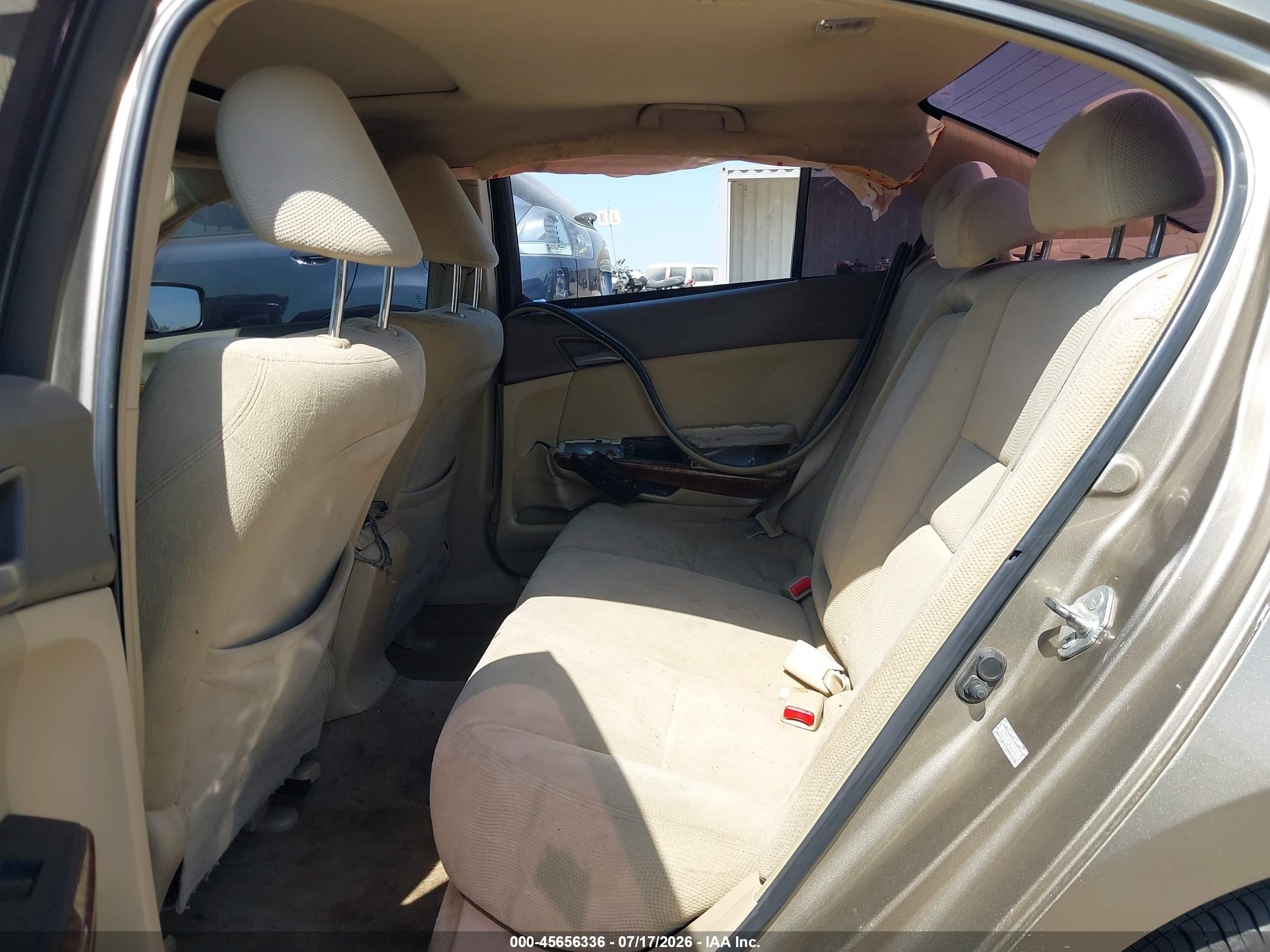 2009 Honda Accord 2.4 Ex Champagne vin: 1HGCP26759A125447