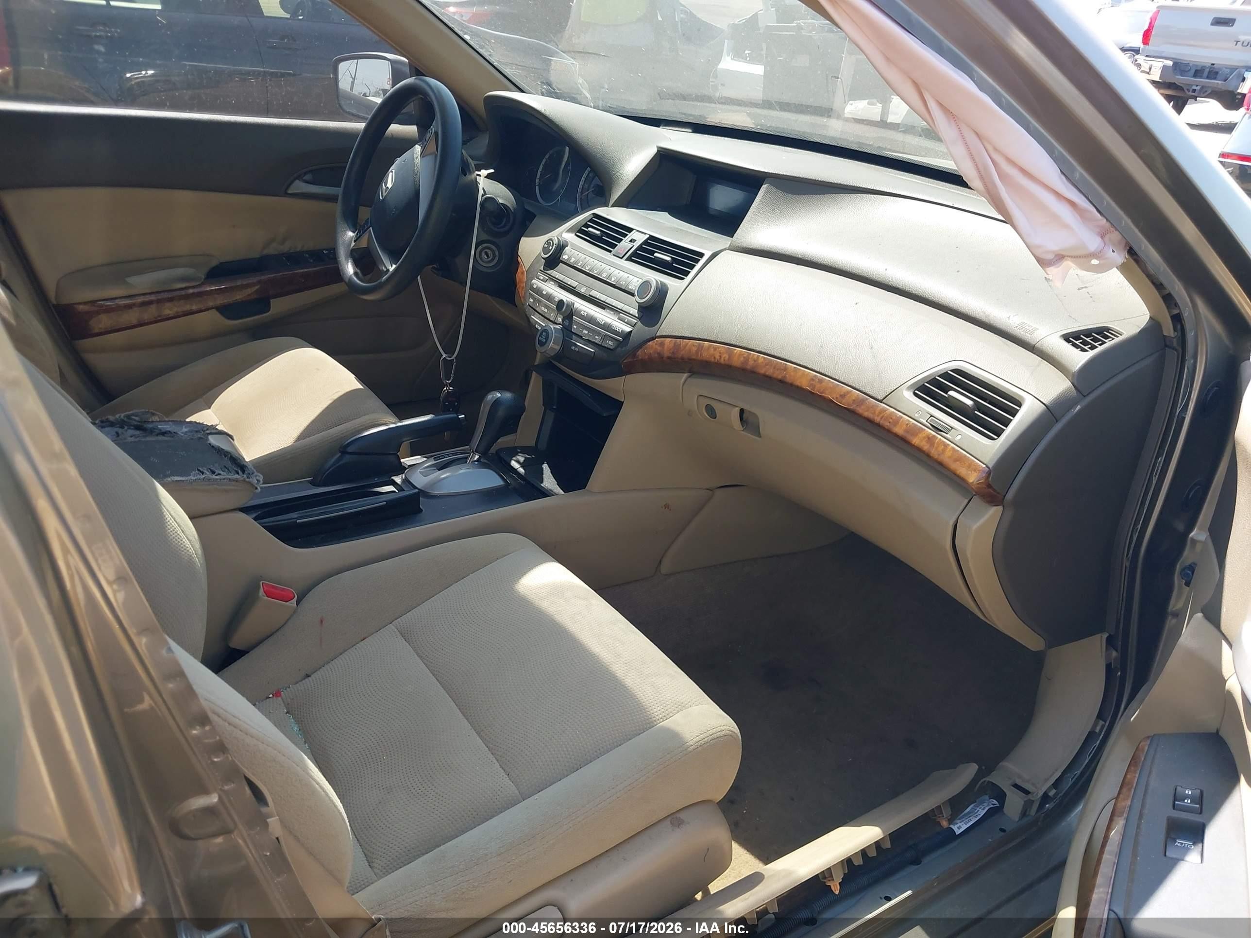 2009 Honda Accord 2.4 Ex Champagne vin: 1HGCP26759A125447