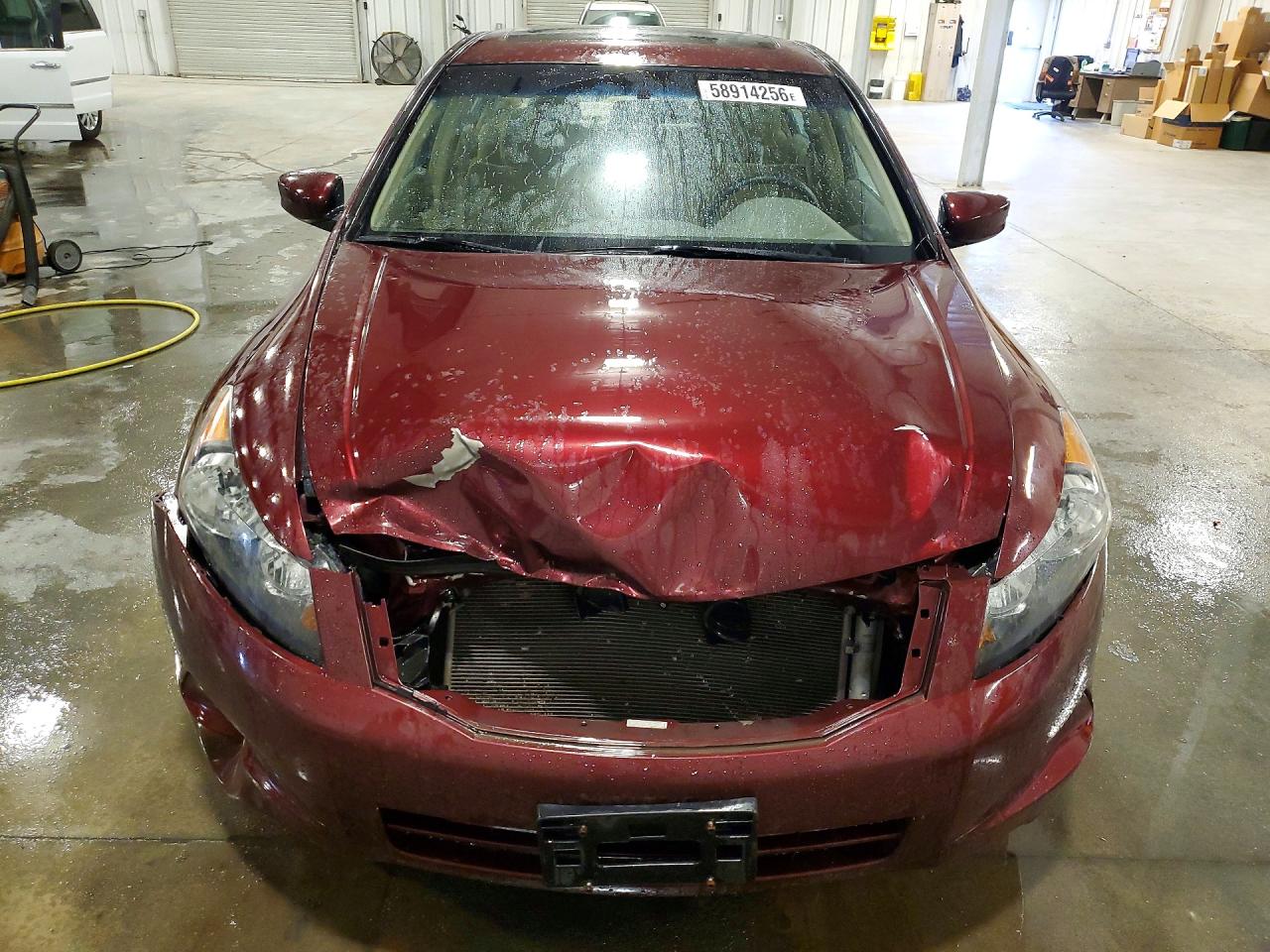 2009 Honda Accord Ex Темно-бордовый vin: 1HGCP26759A144418
