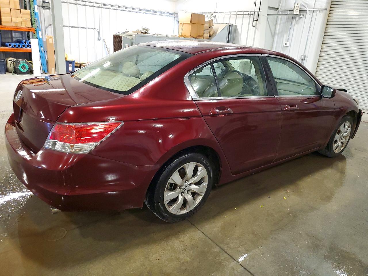 2009 Honda Accord Ex Темно-бордовый vin: 1HGCP26759A144418